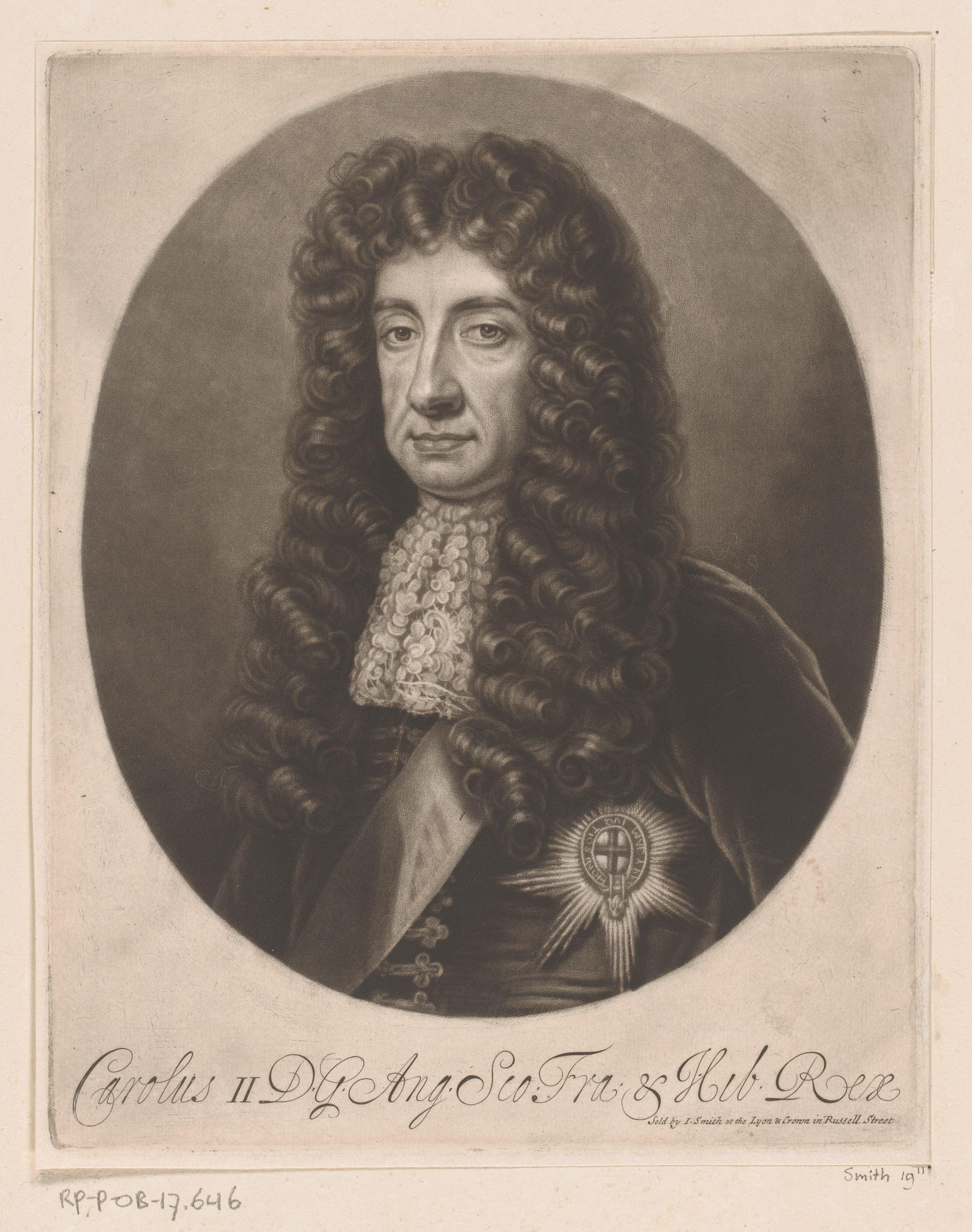 Portret van Karel II van Engeland