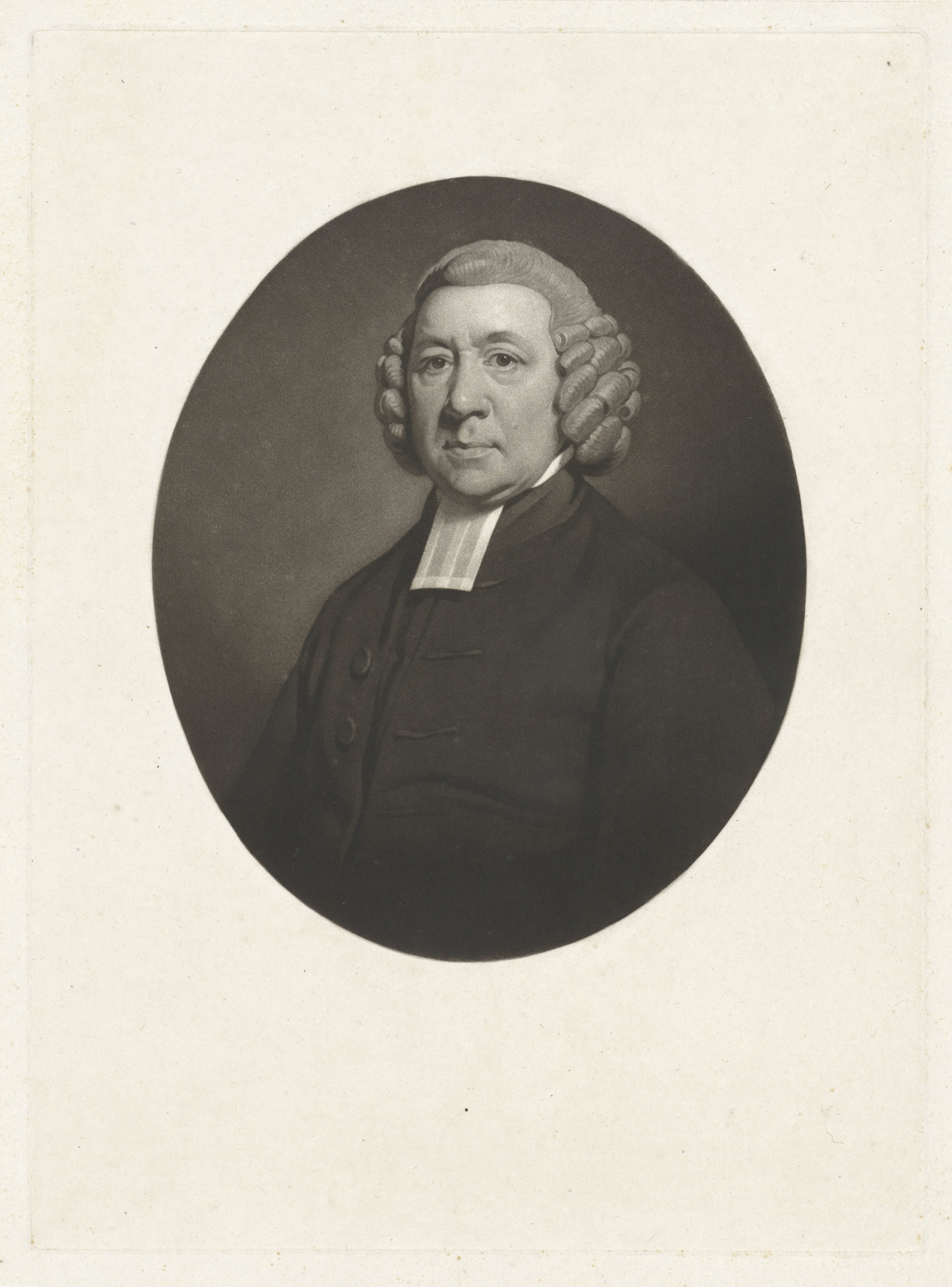 Portret van de predikant Petrus Haack
