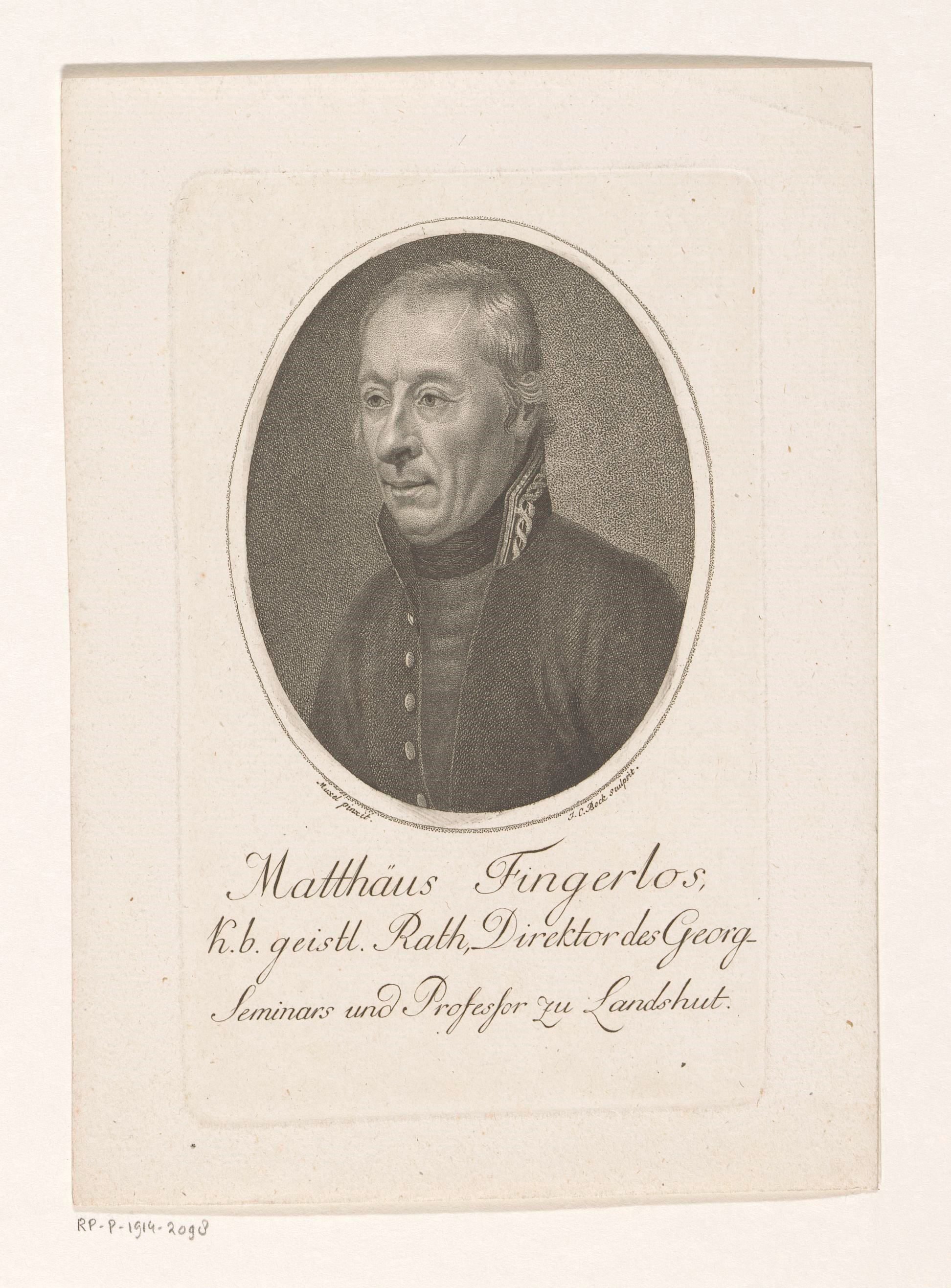 Portret van Matthäus Fingerlos