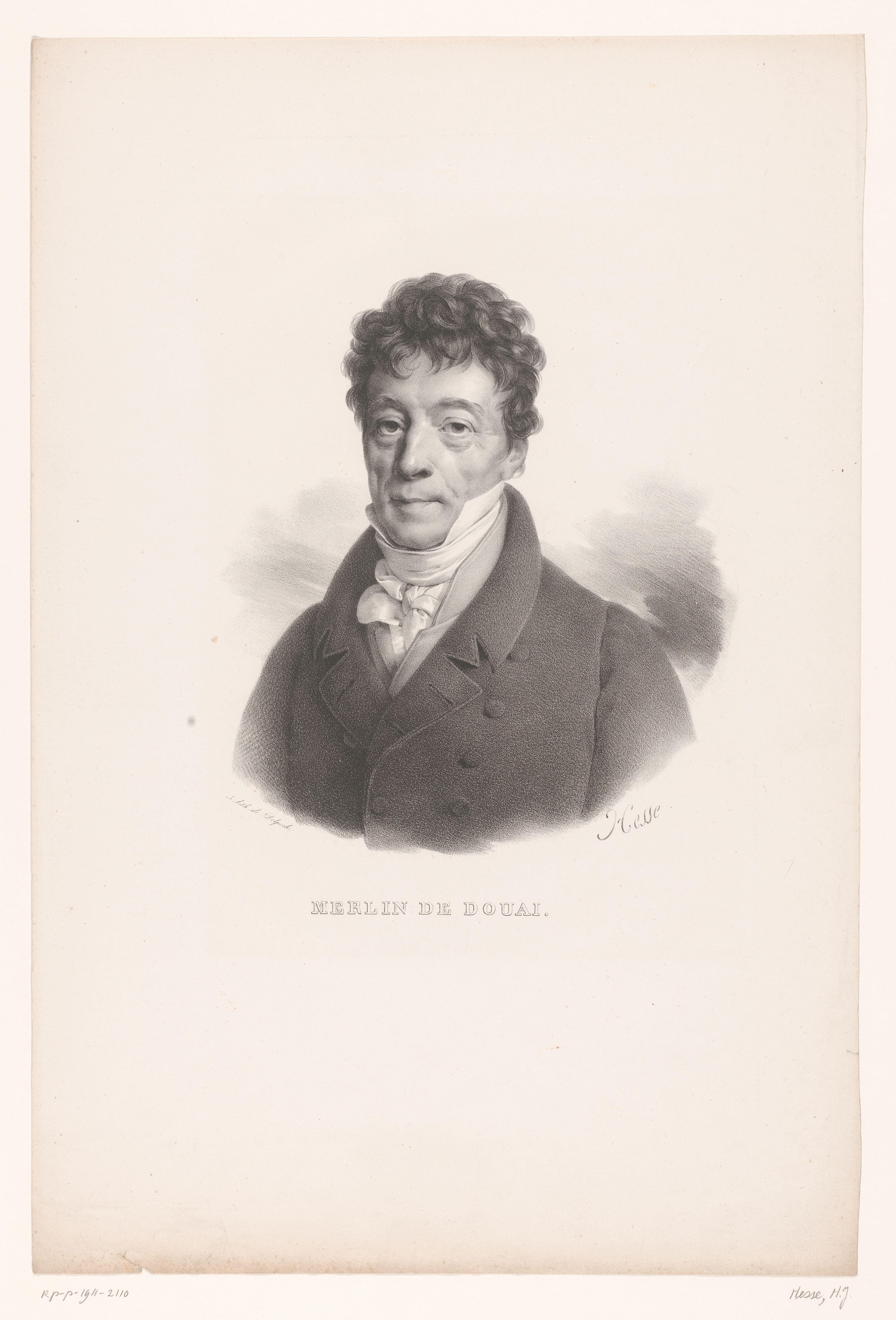 Portret van Philippe-Antoine Merlin de Douai