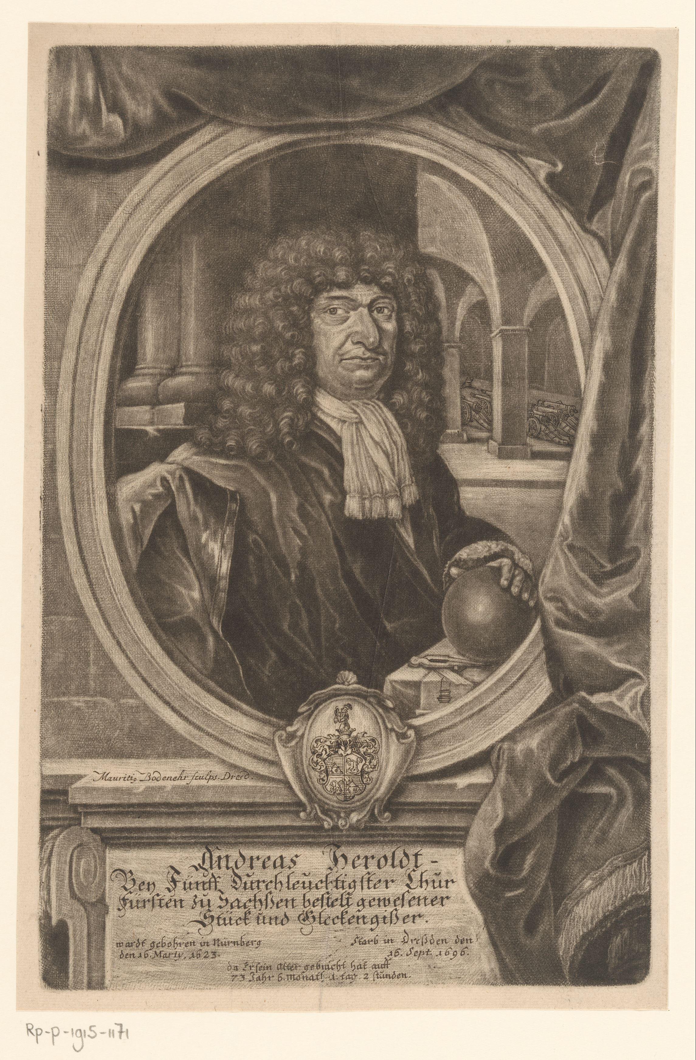 Portret van Andreas von Herold