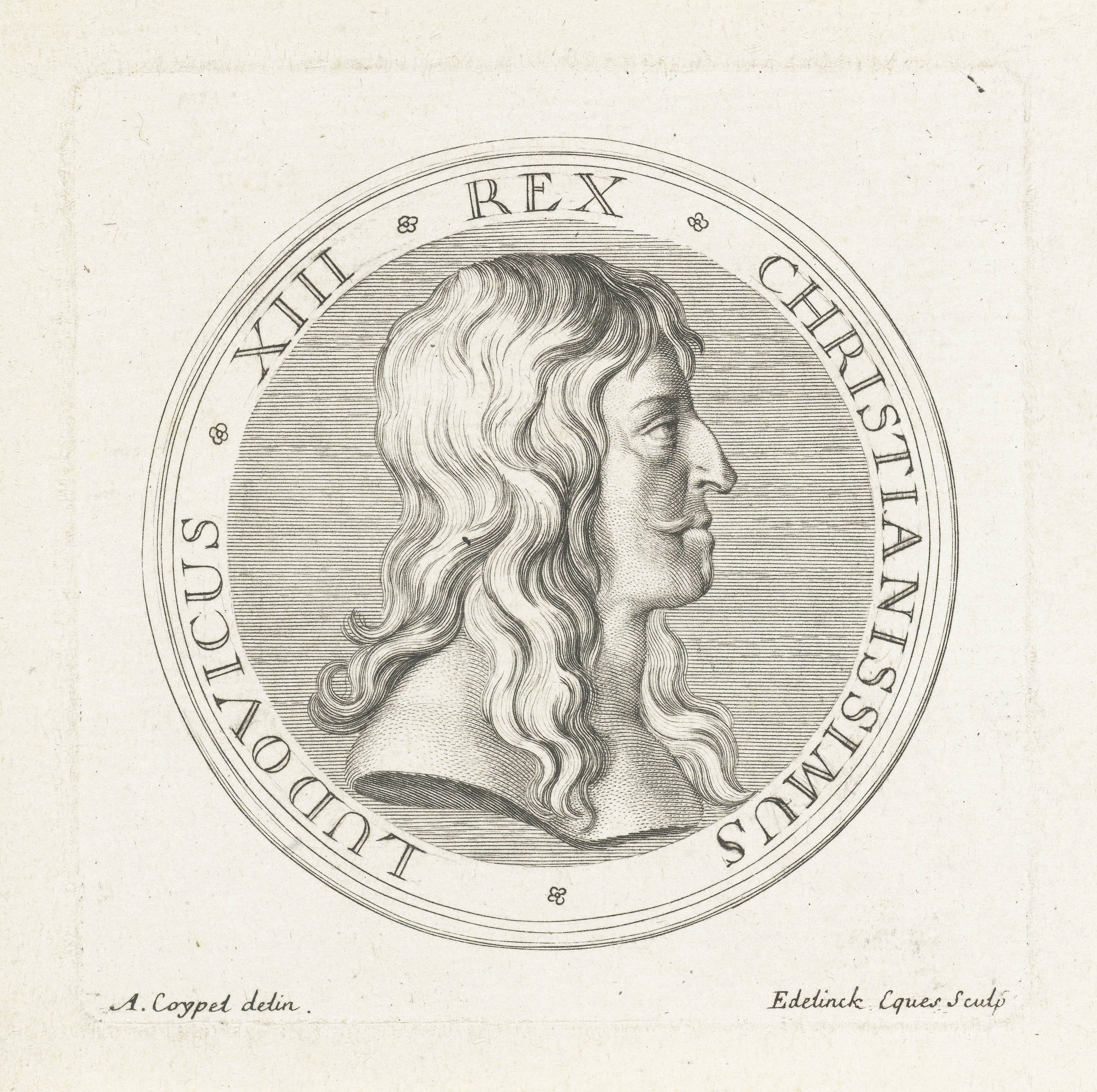 Penning met buste van Lodewijk XIII