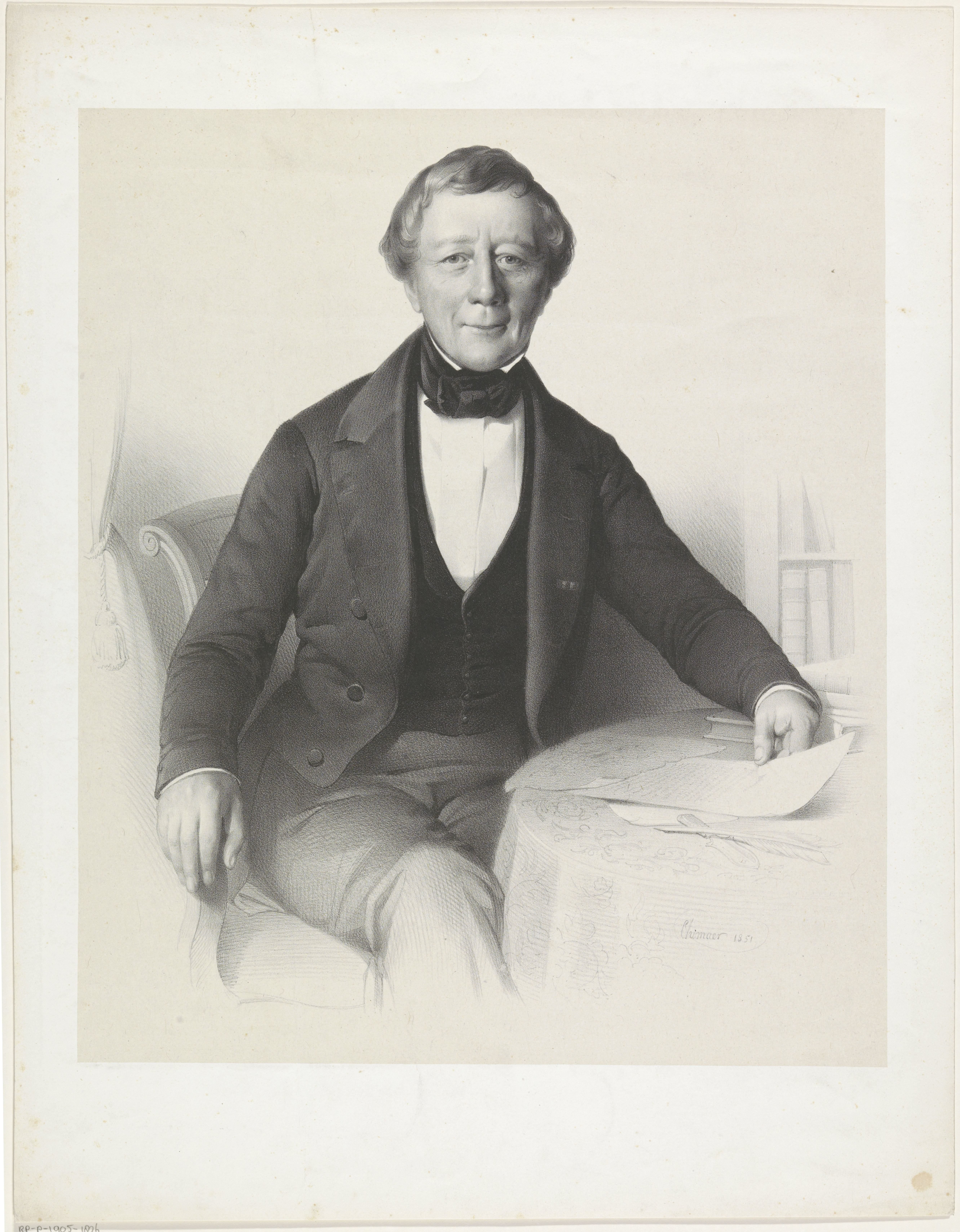 Portret van A.J. Helmich