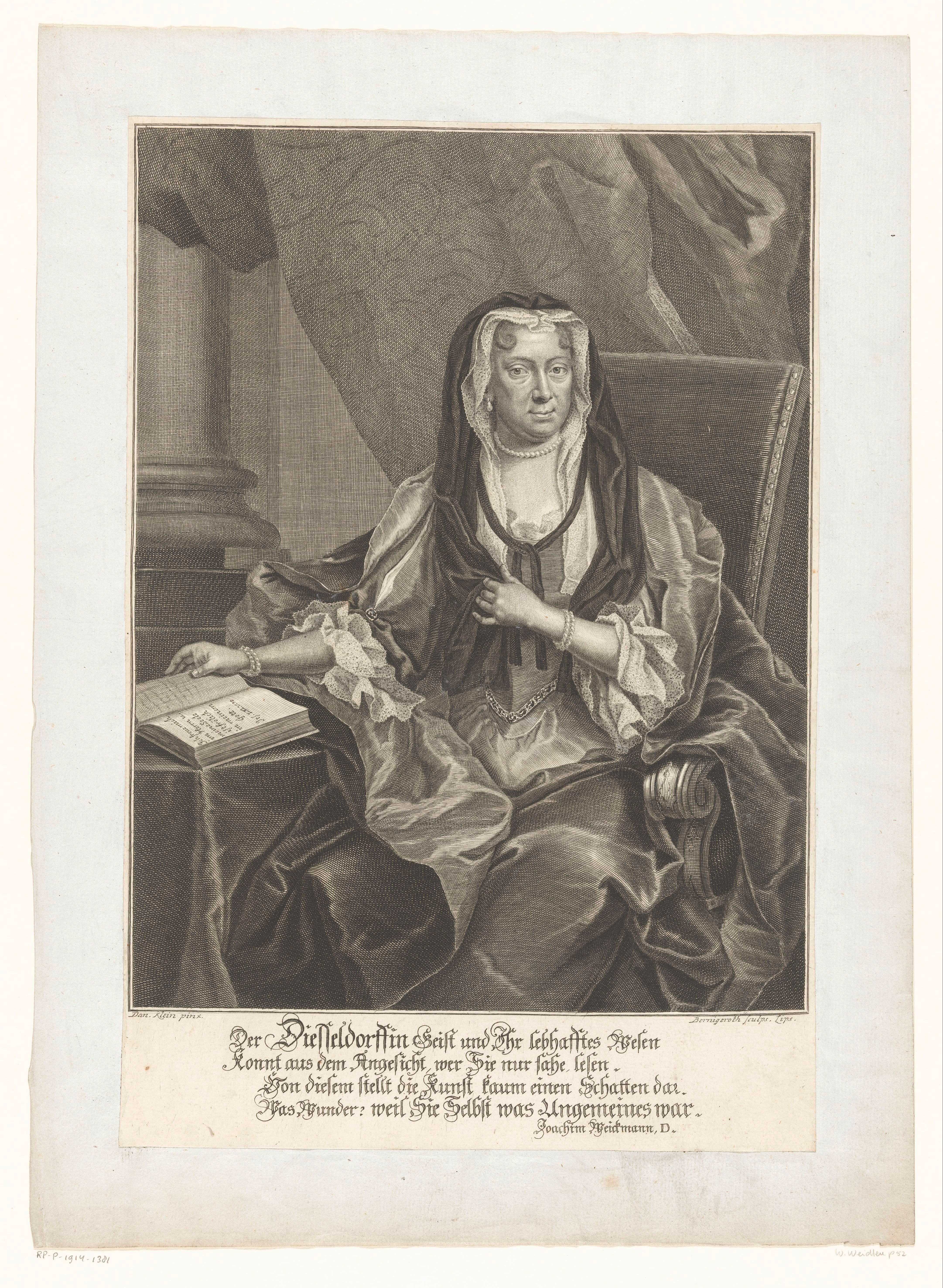 Portret van Adelgunde Diesseldorff