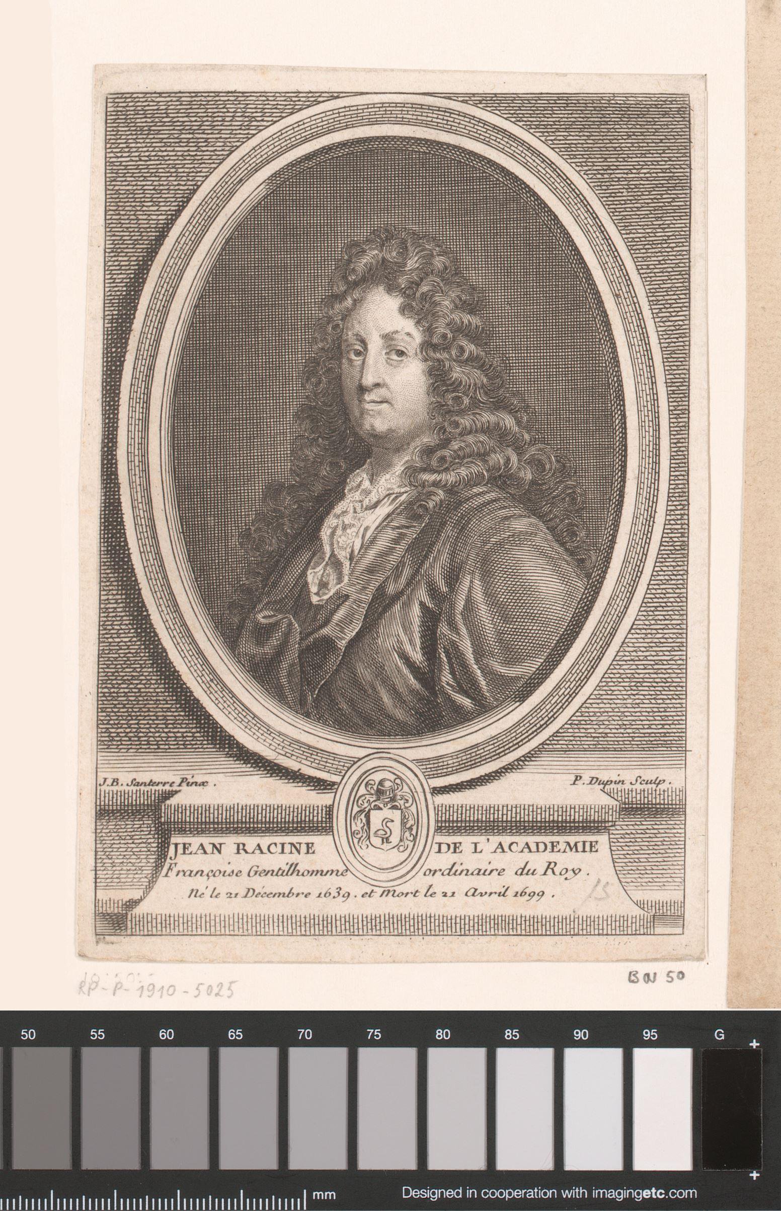 Portret van Jean Racine