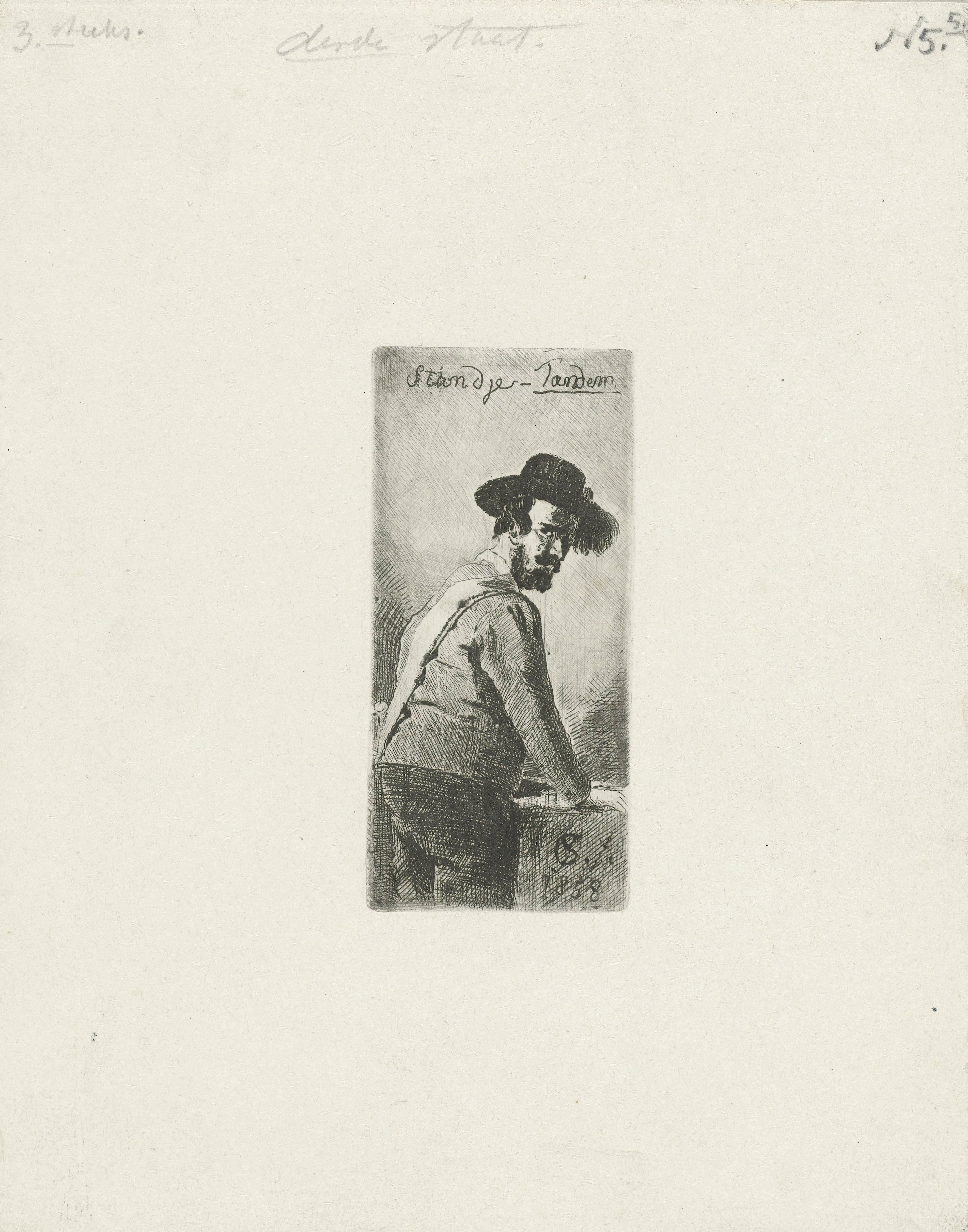 Figuurstudie van een man