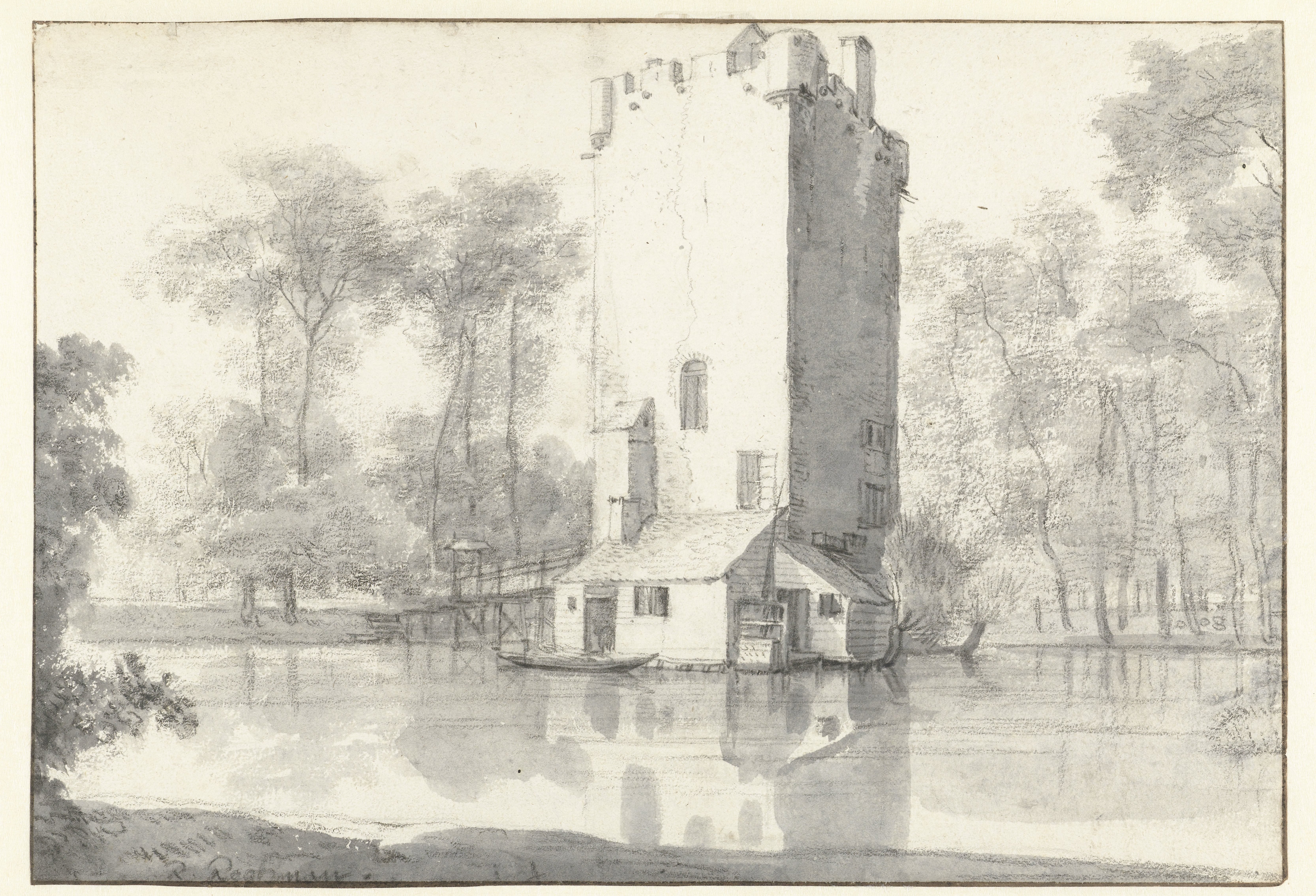 View of Huis te Vleuten, Seen from the North
