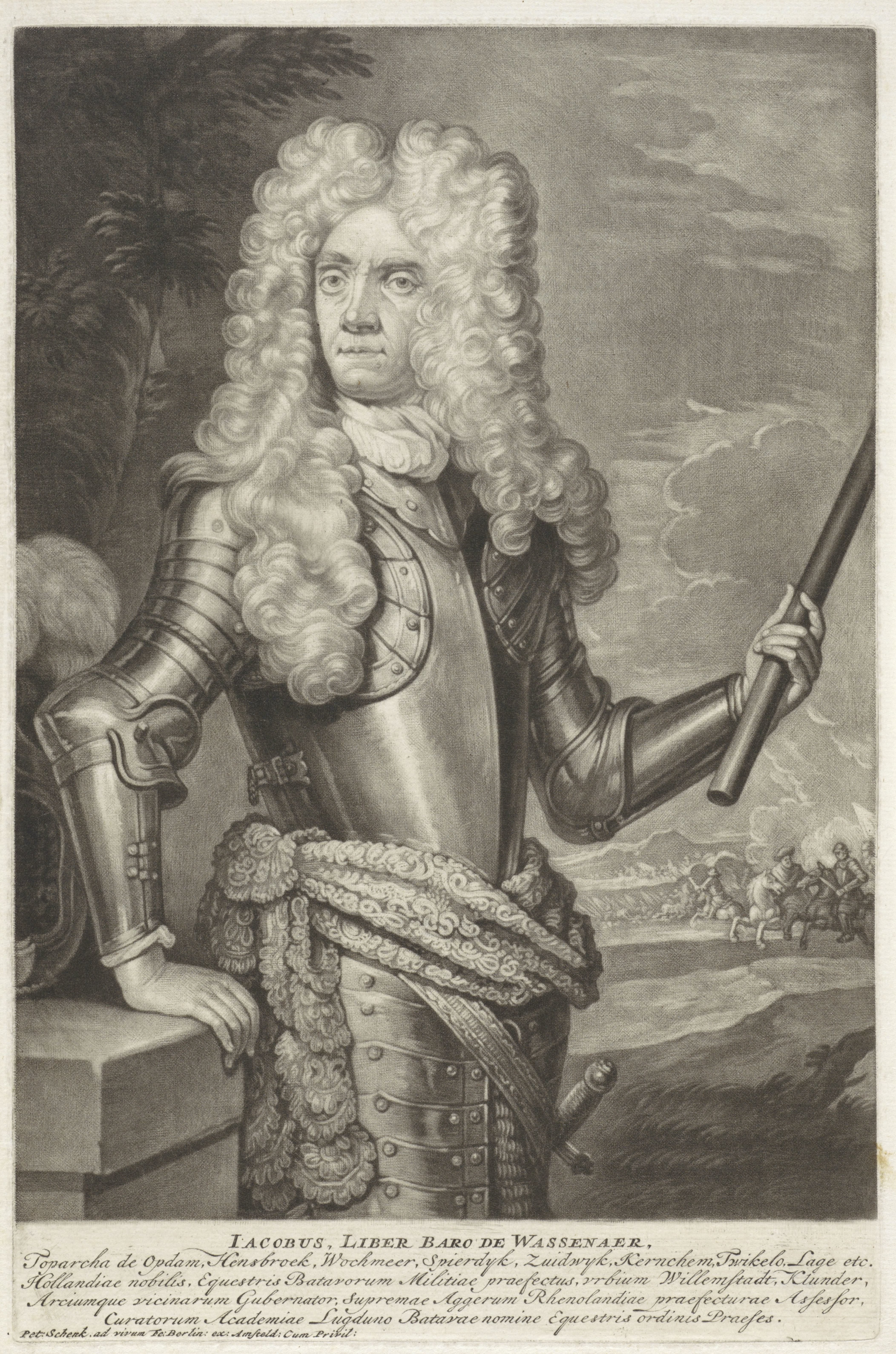 Portret van Jacob II baron van Wassenaer heer van Obdam
