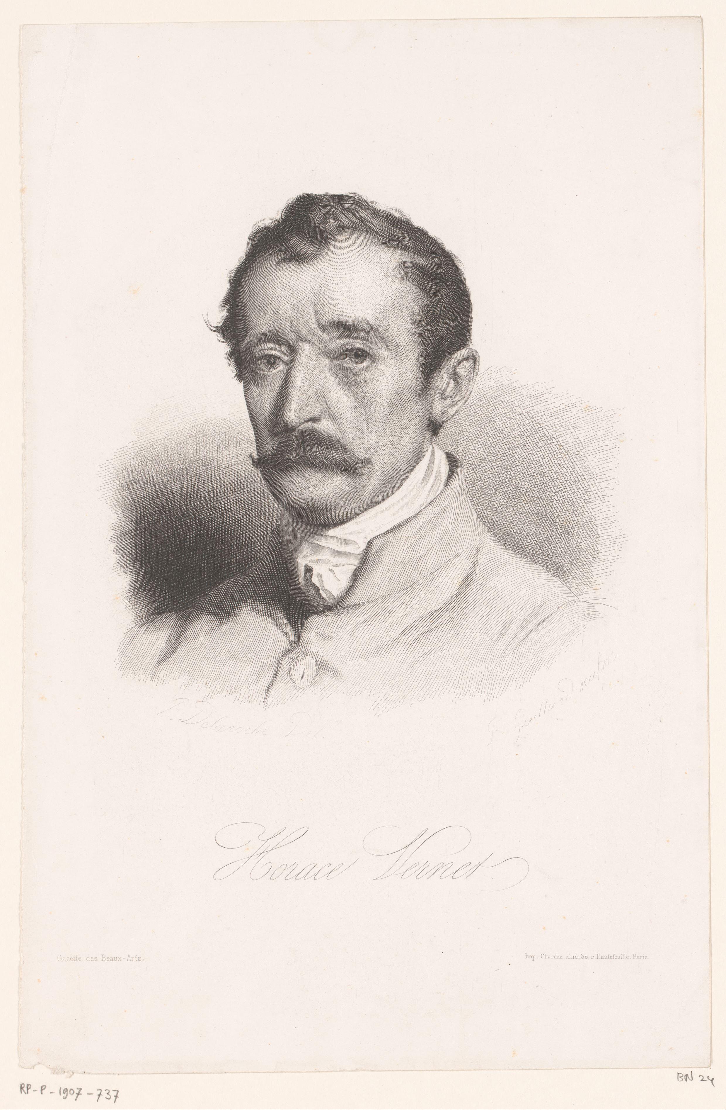 Portret van Horace Vernet