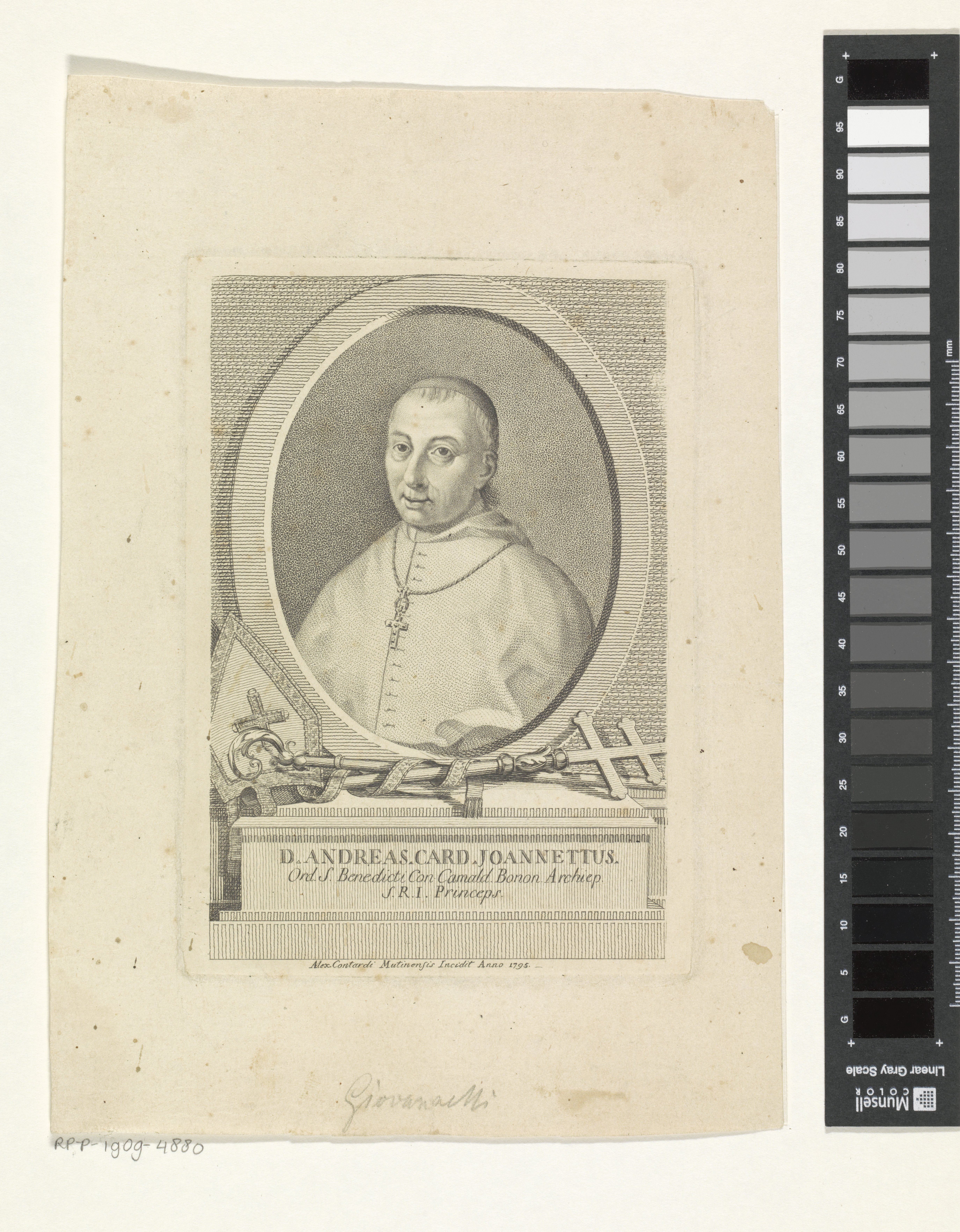 Portret van kardinaal Andrea Gioannetti