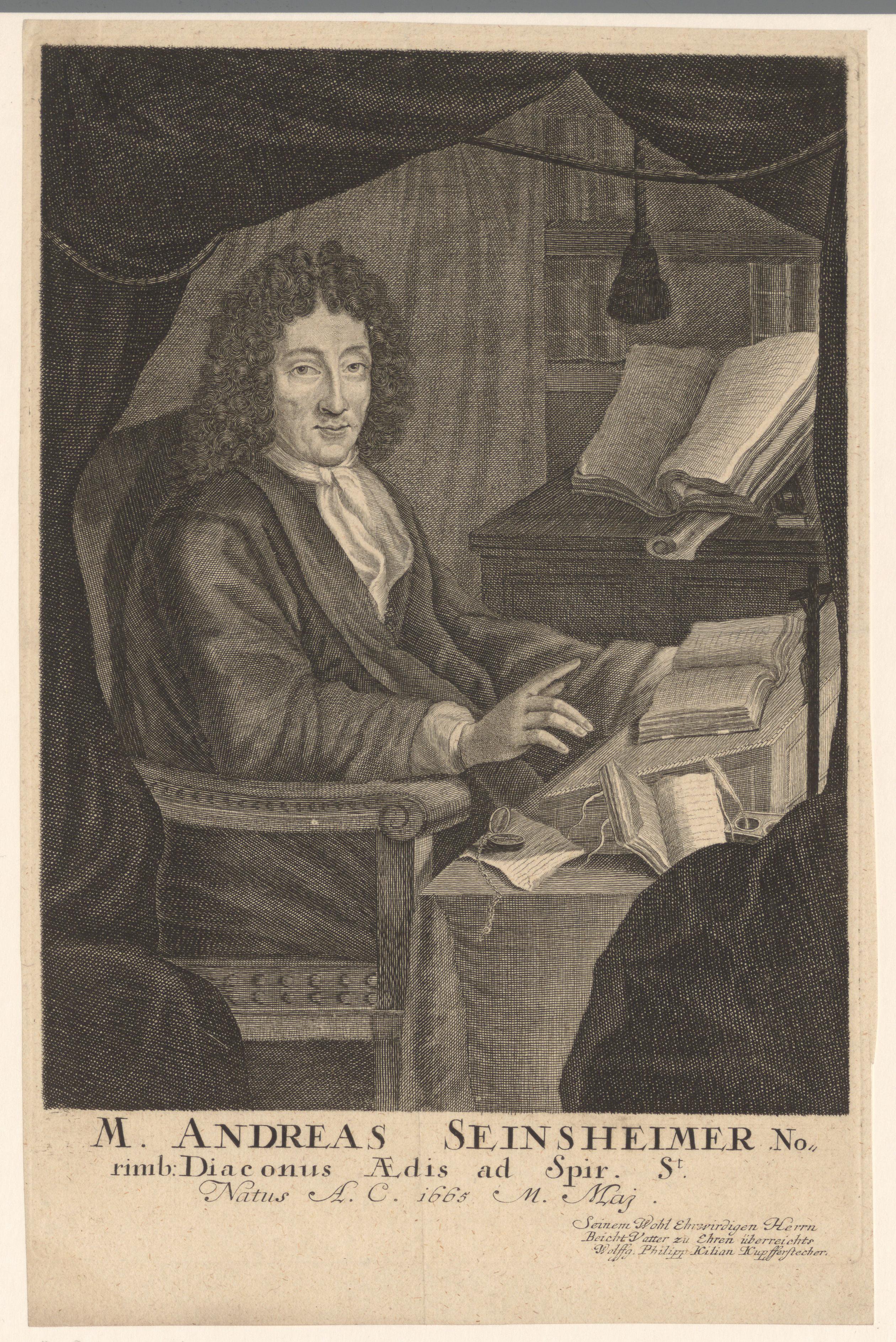 Portret van Andreas Seinsheimer