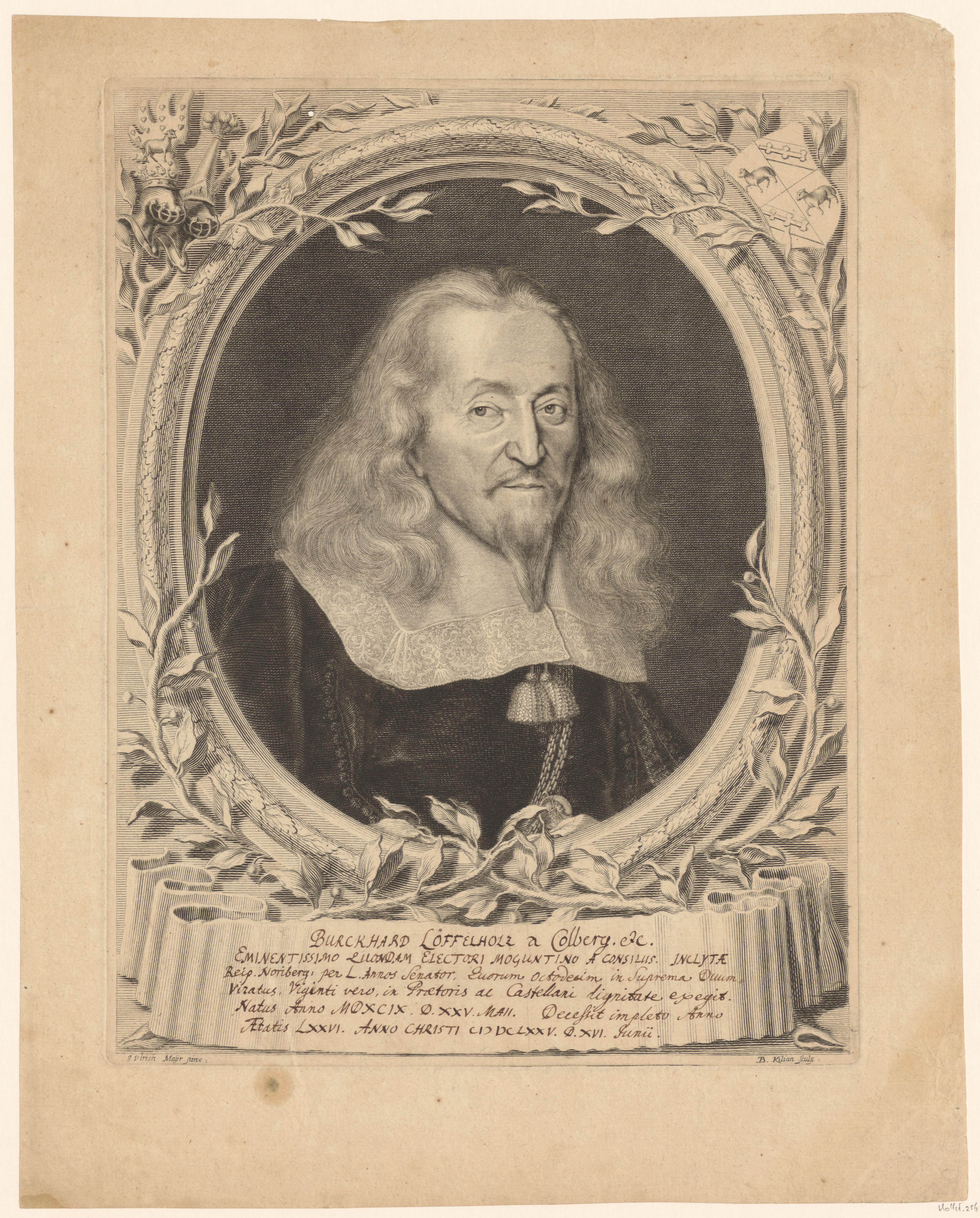 Portret van Burckhard Löffelholz von Colberg