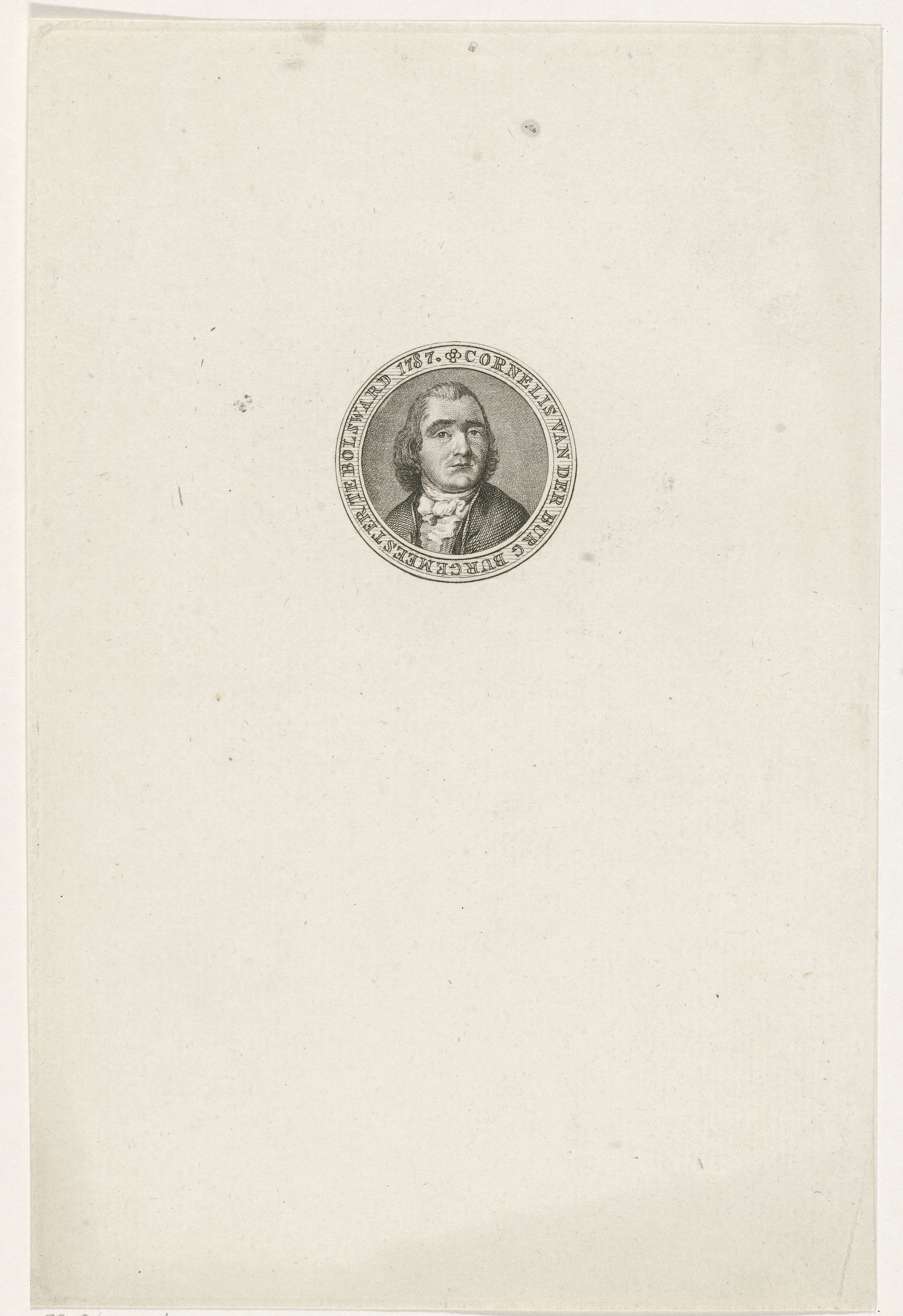 Portret van Cornelis van der Burg