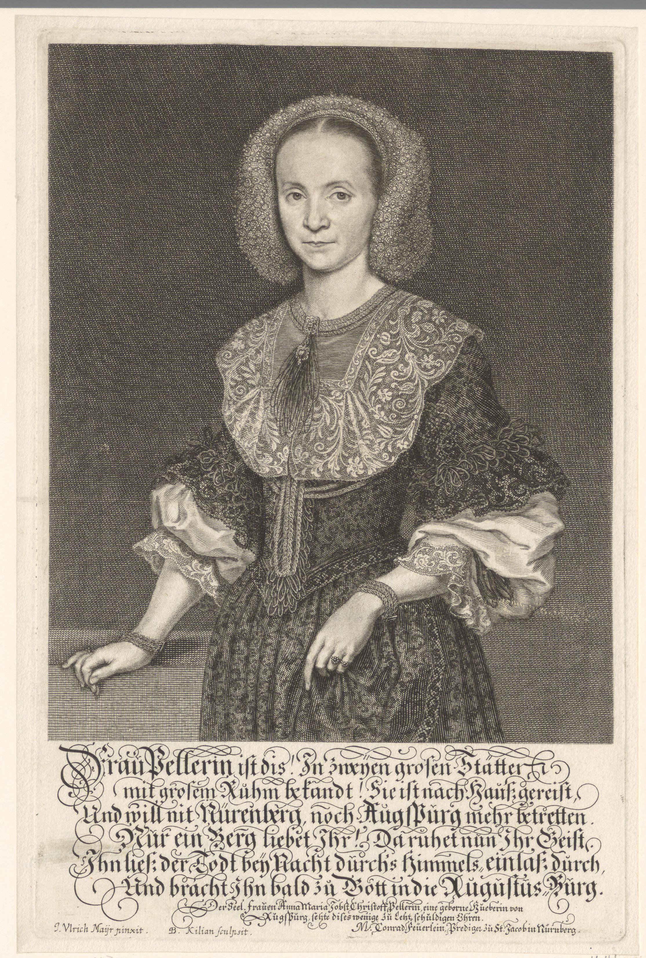 Portret van Anna Maria Peller