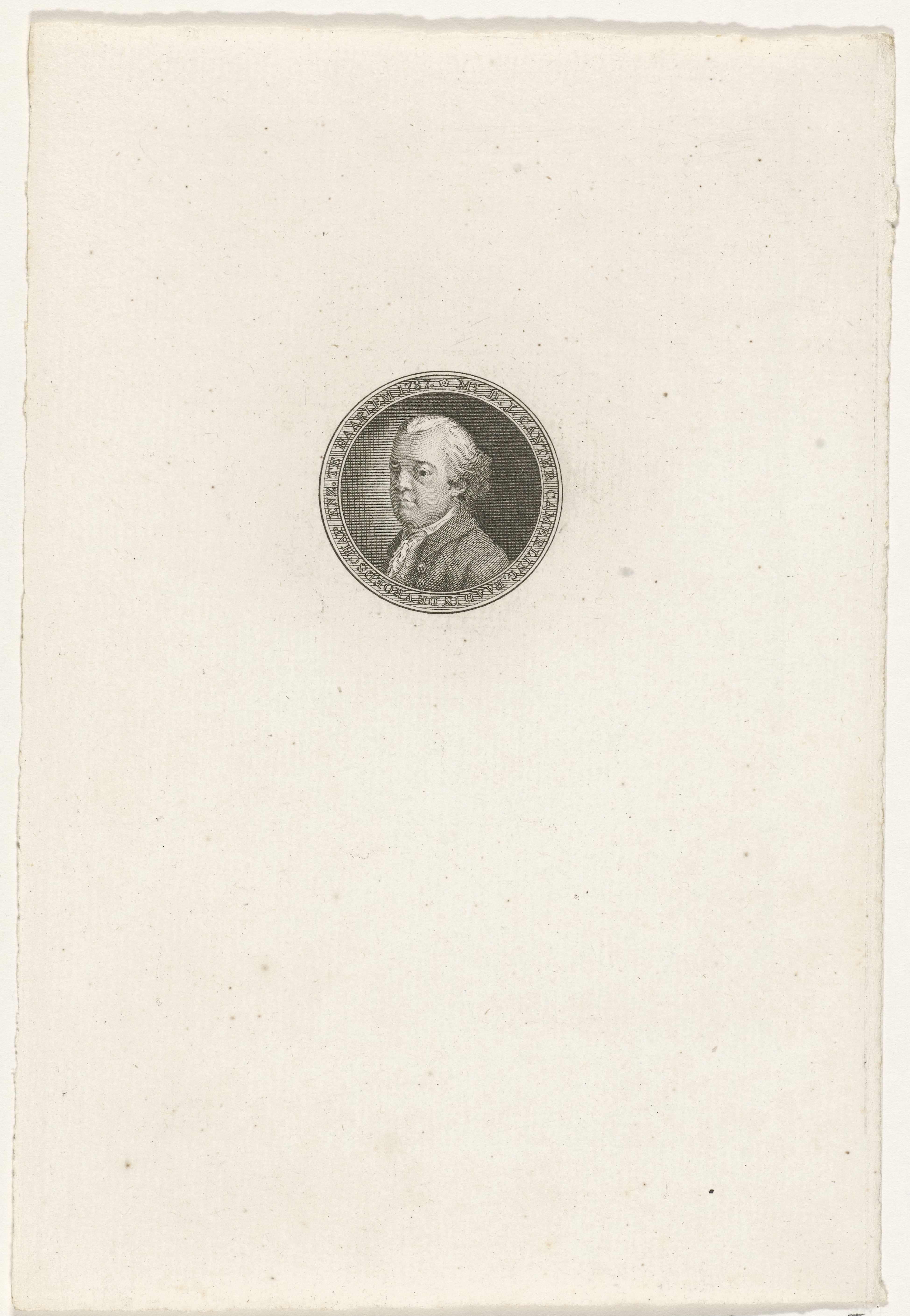 Portret van Daniël Jacobus Canter Camerling