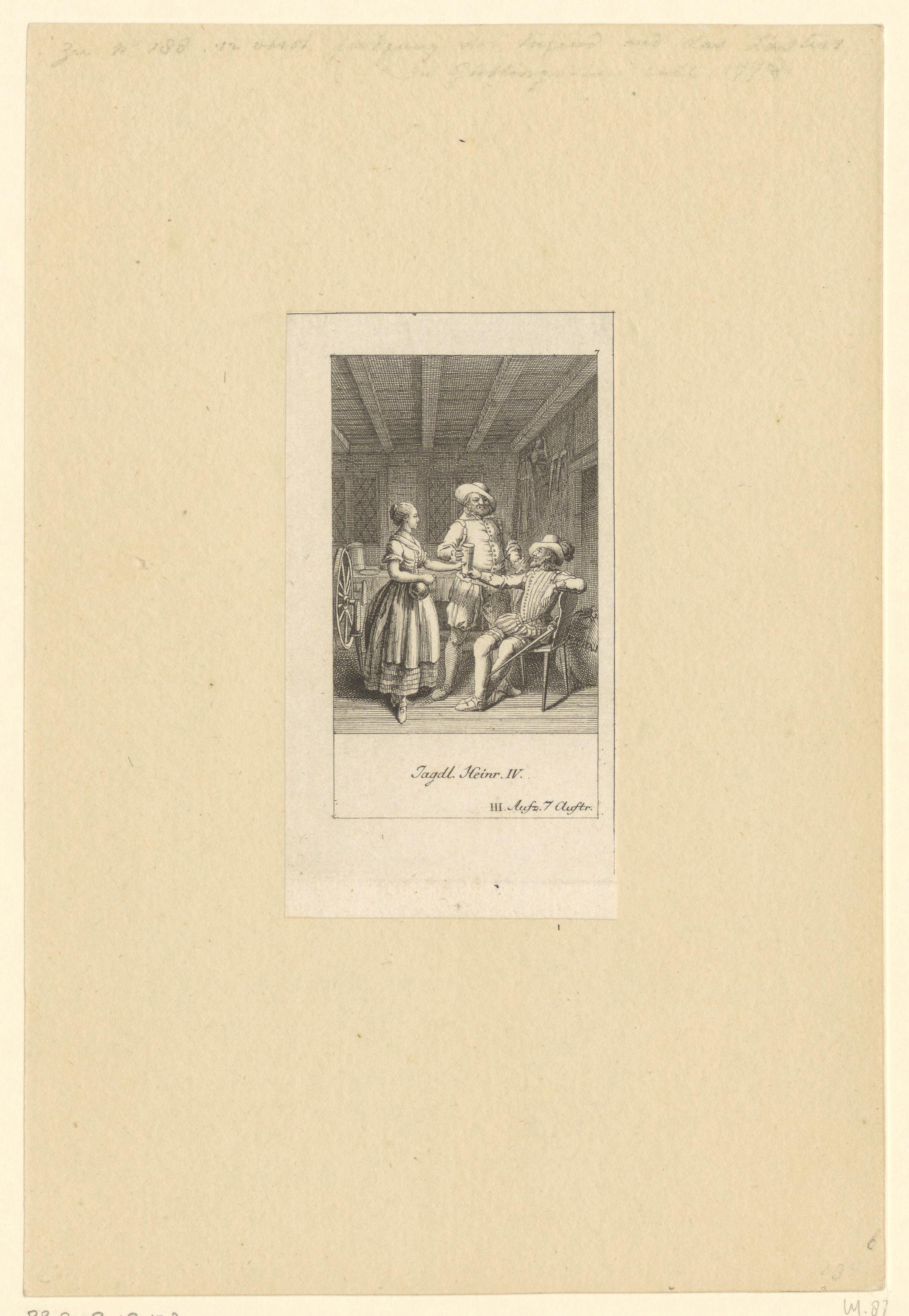 Hendrik IV, Catau en Michau drinken cider