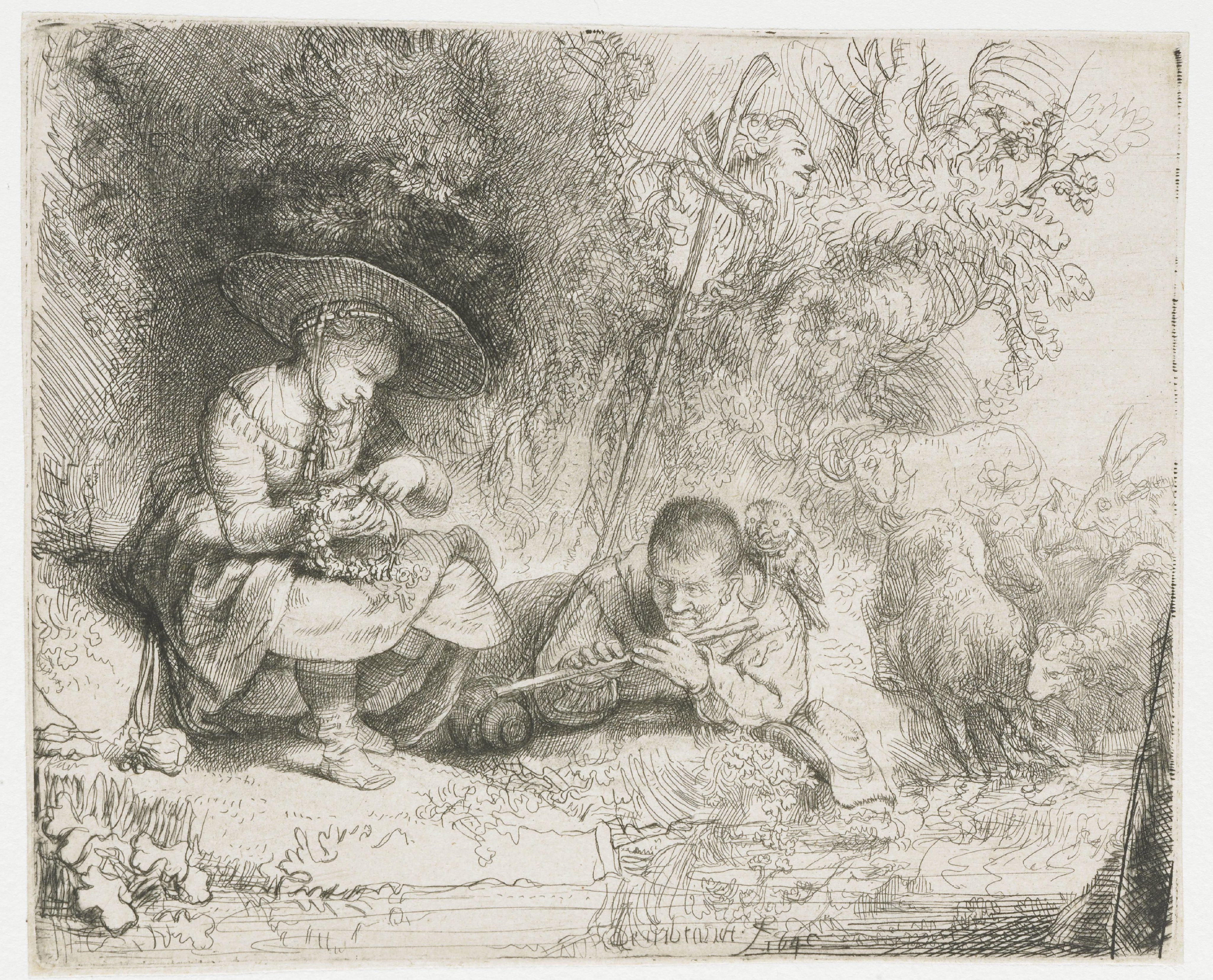 The flute player