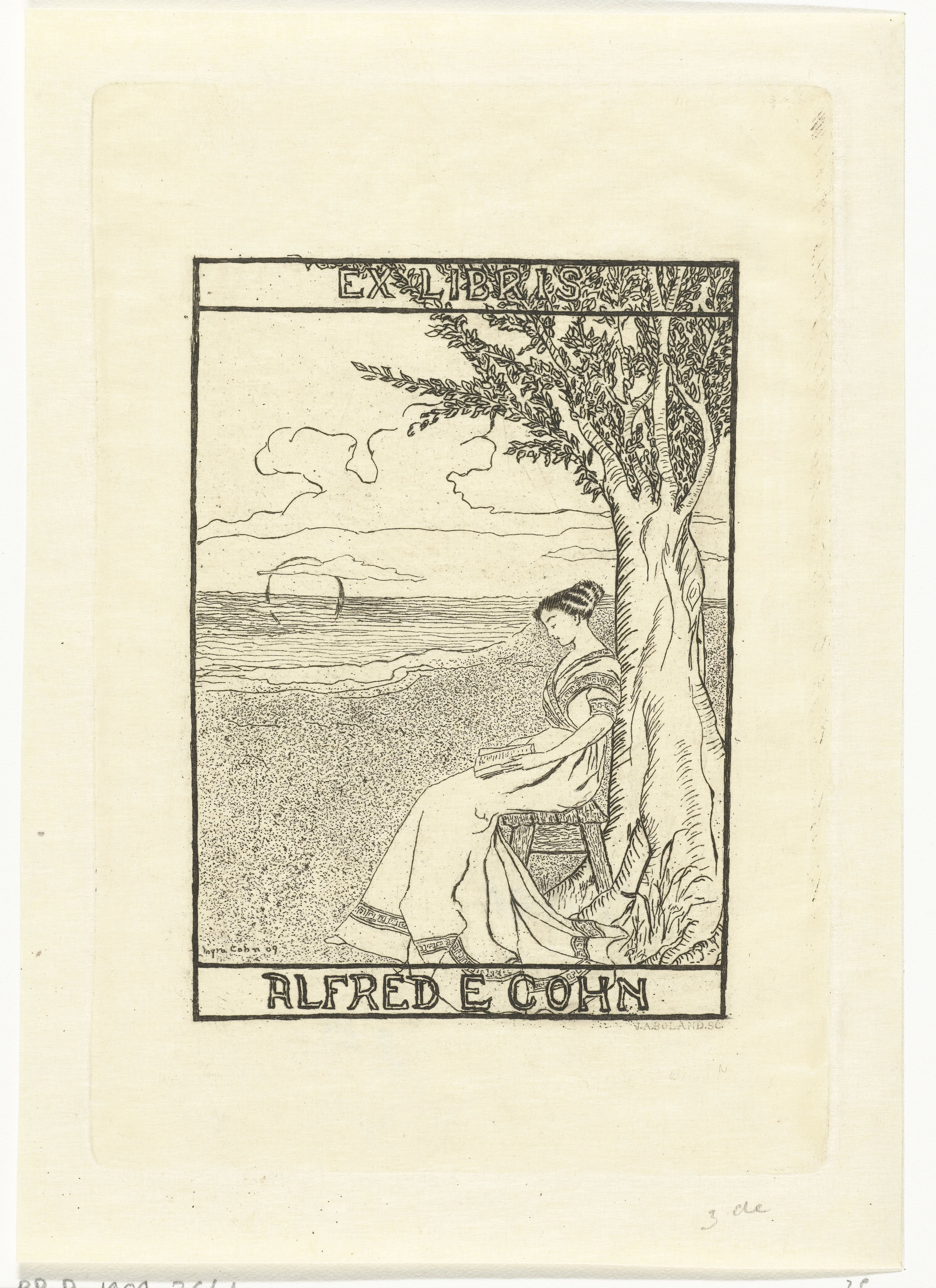 Ex libris van Alfred E. Cohn