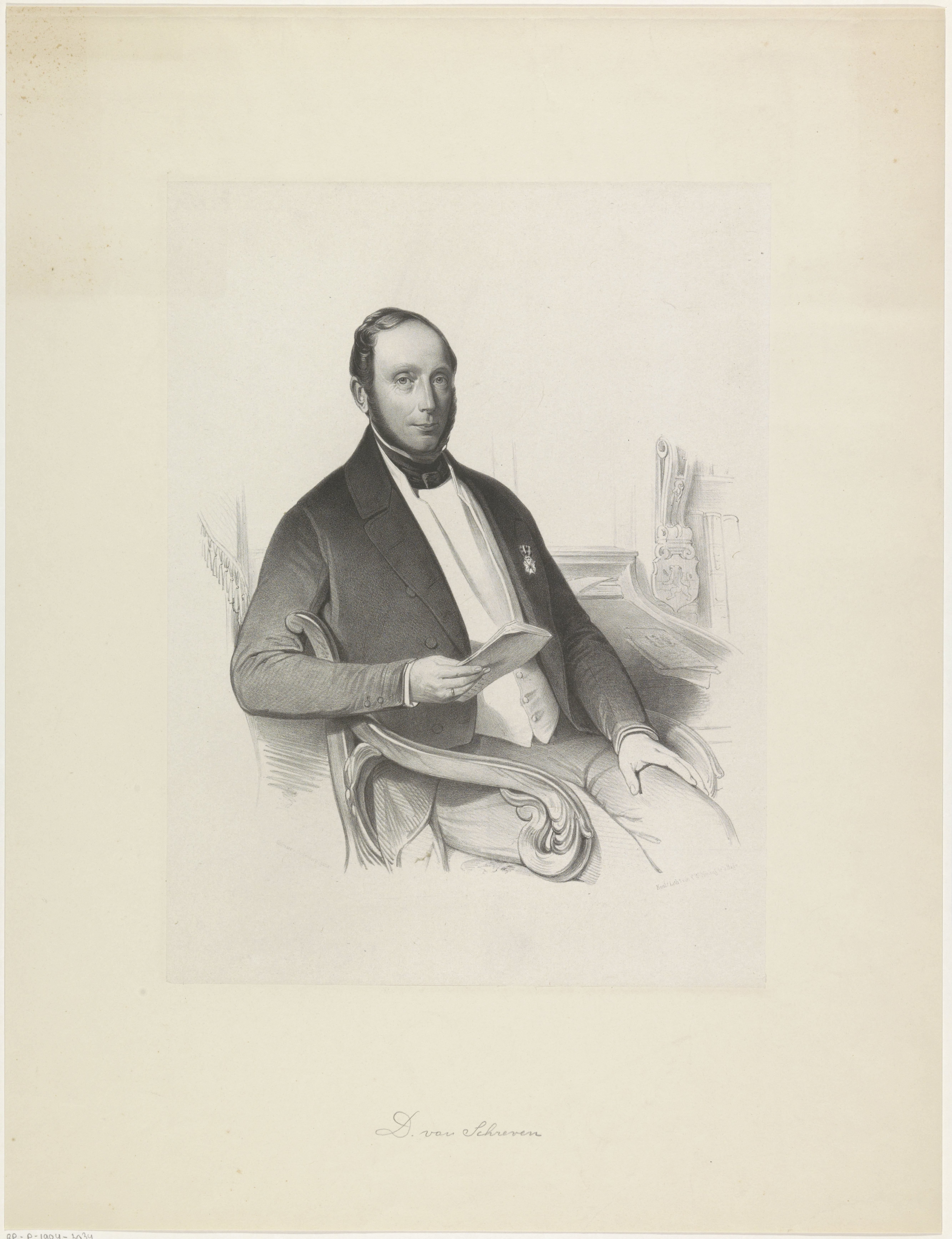 Portret van Gerhard Heinrich van Senden