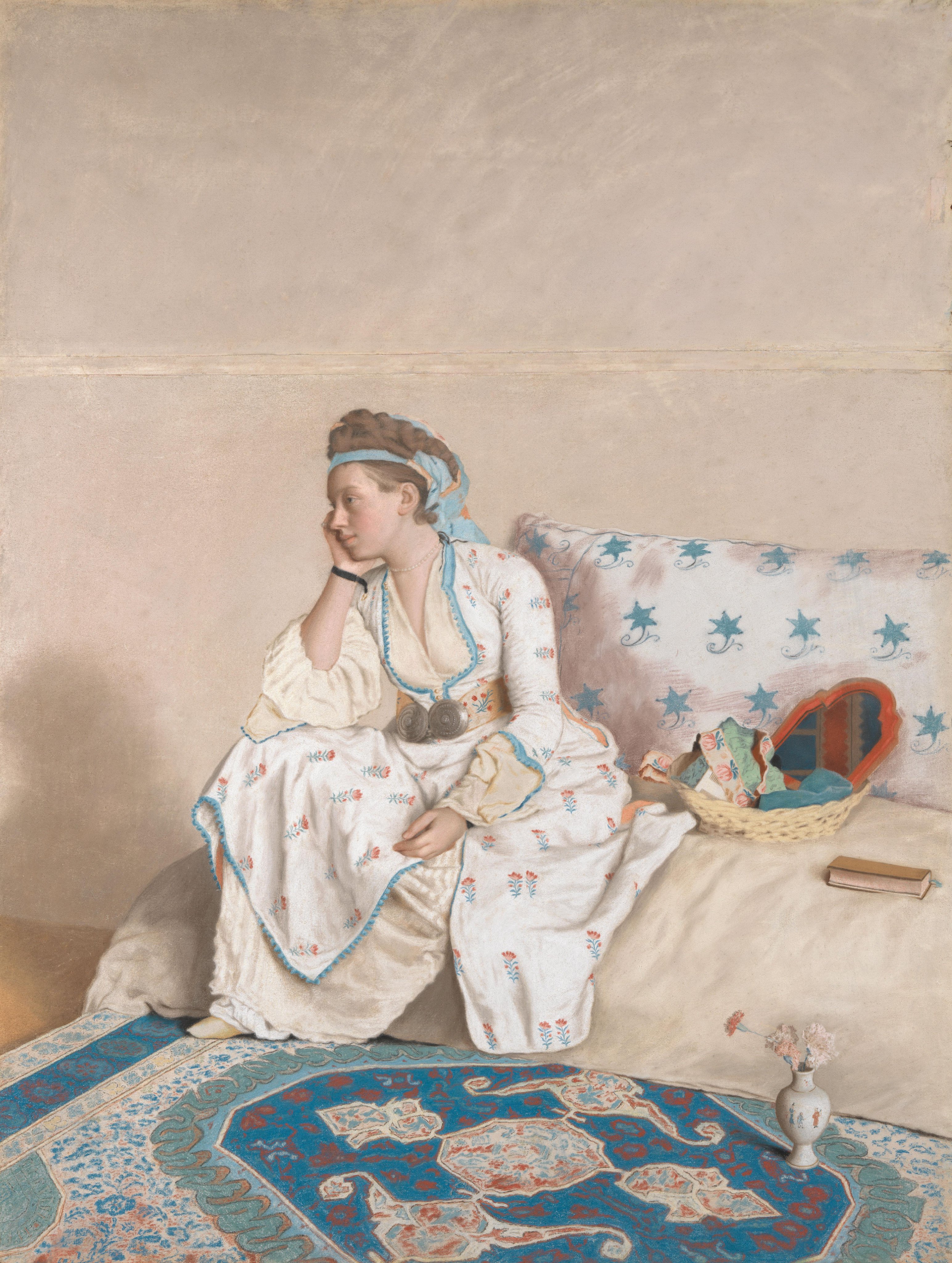 Marie Fargues, echtgenote van de kunstenaar