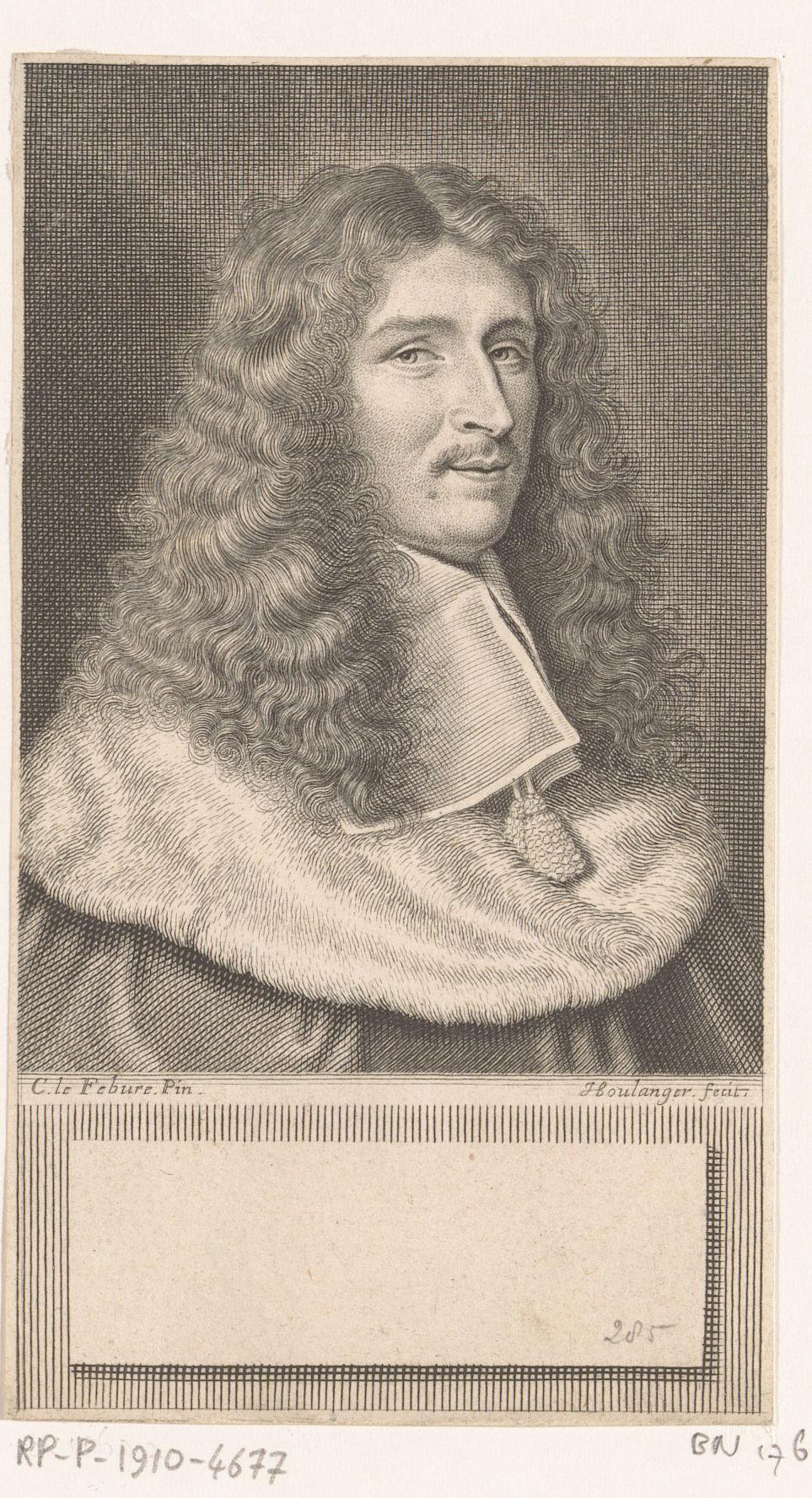 Portret van Charles Patin