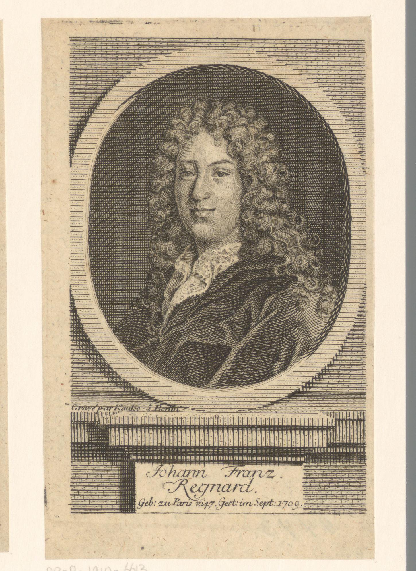 Portret van Jean François Regnard