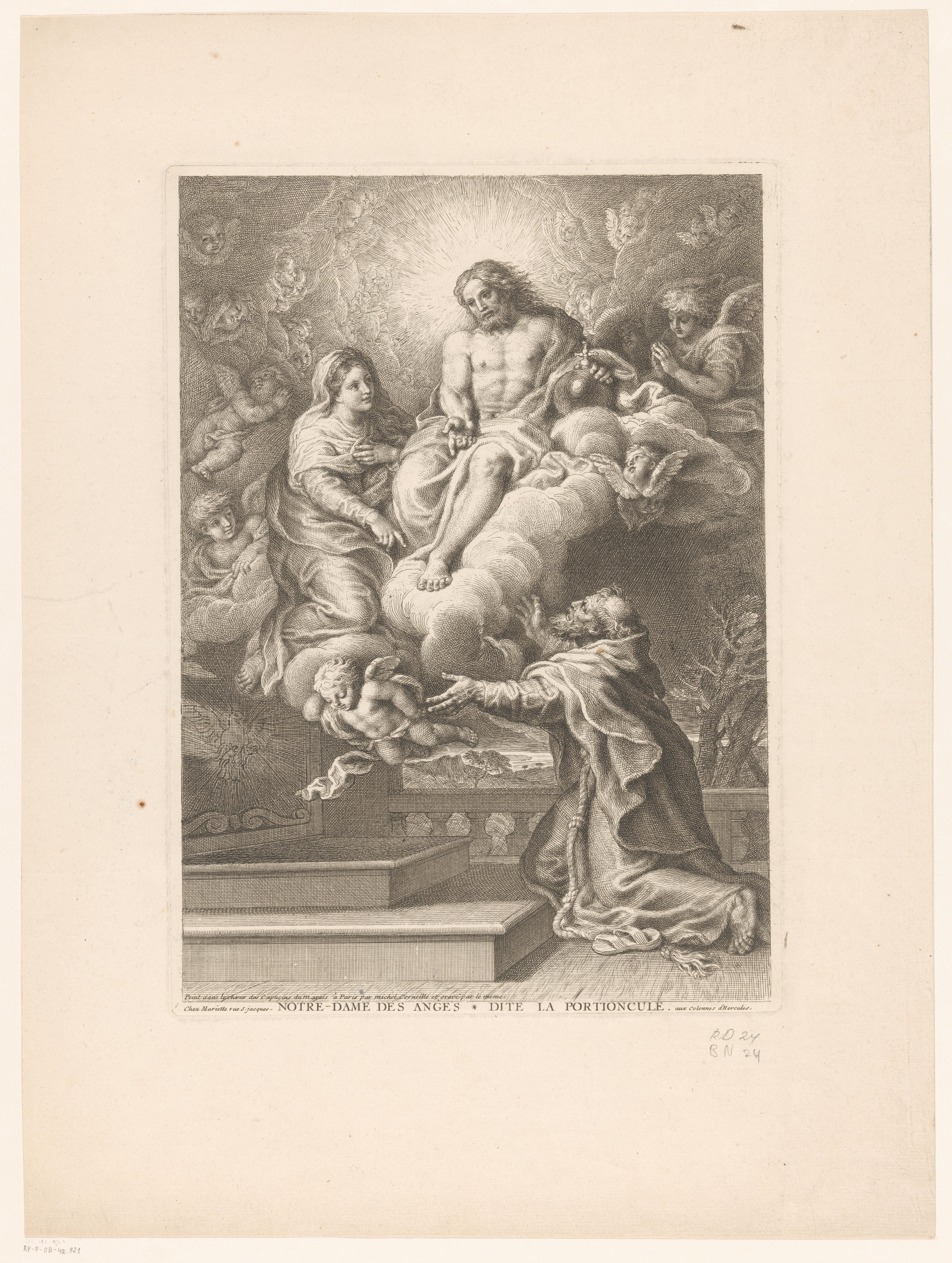 Verschijning van Christus en Maria aan Franciscus van Assisi