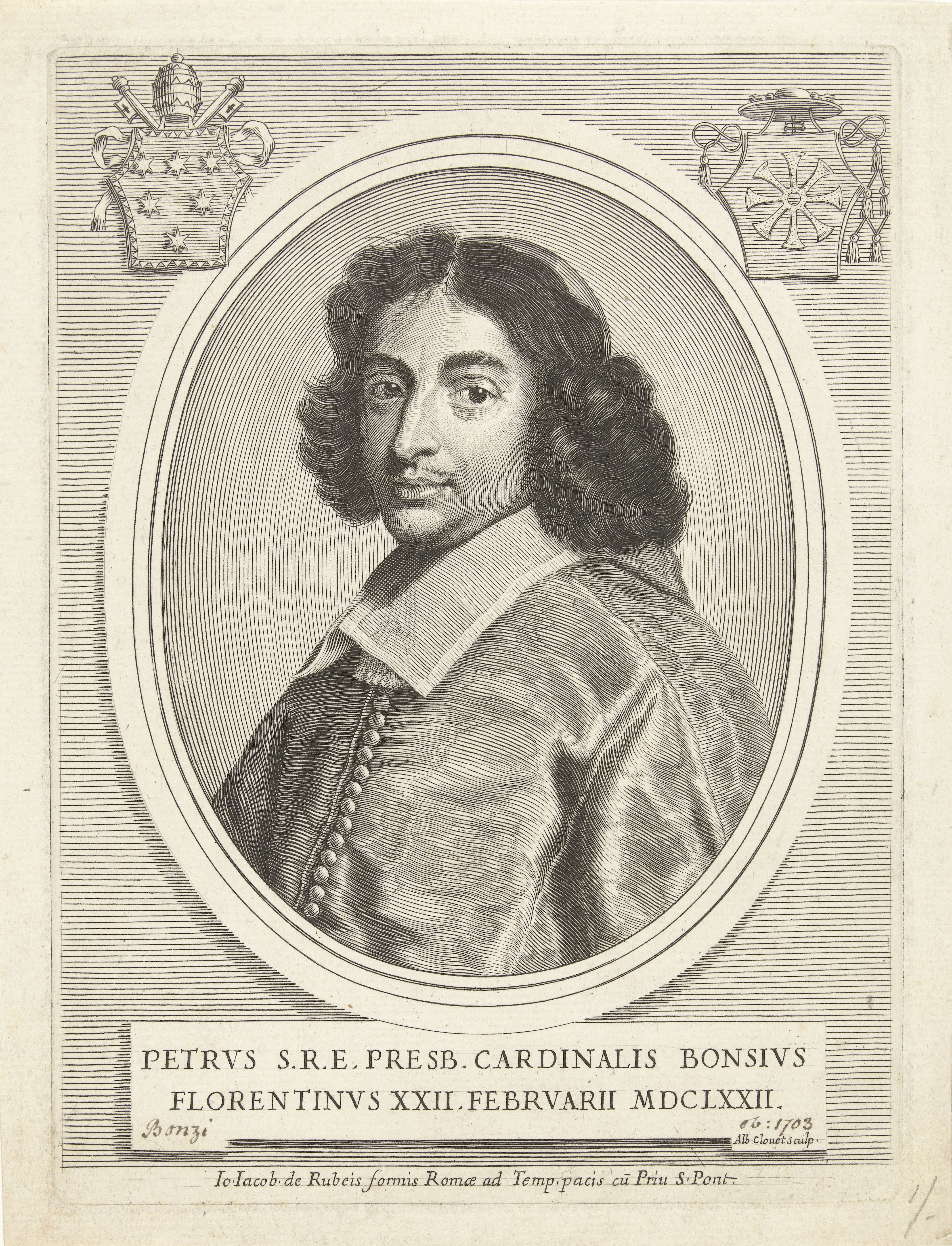Portret van kardinaal Pierre de Bonzi