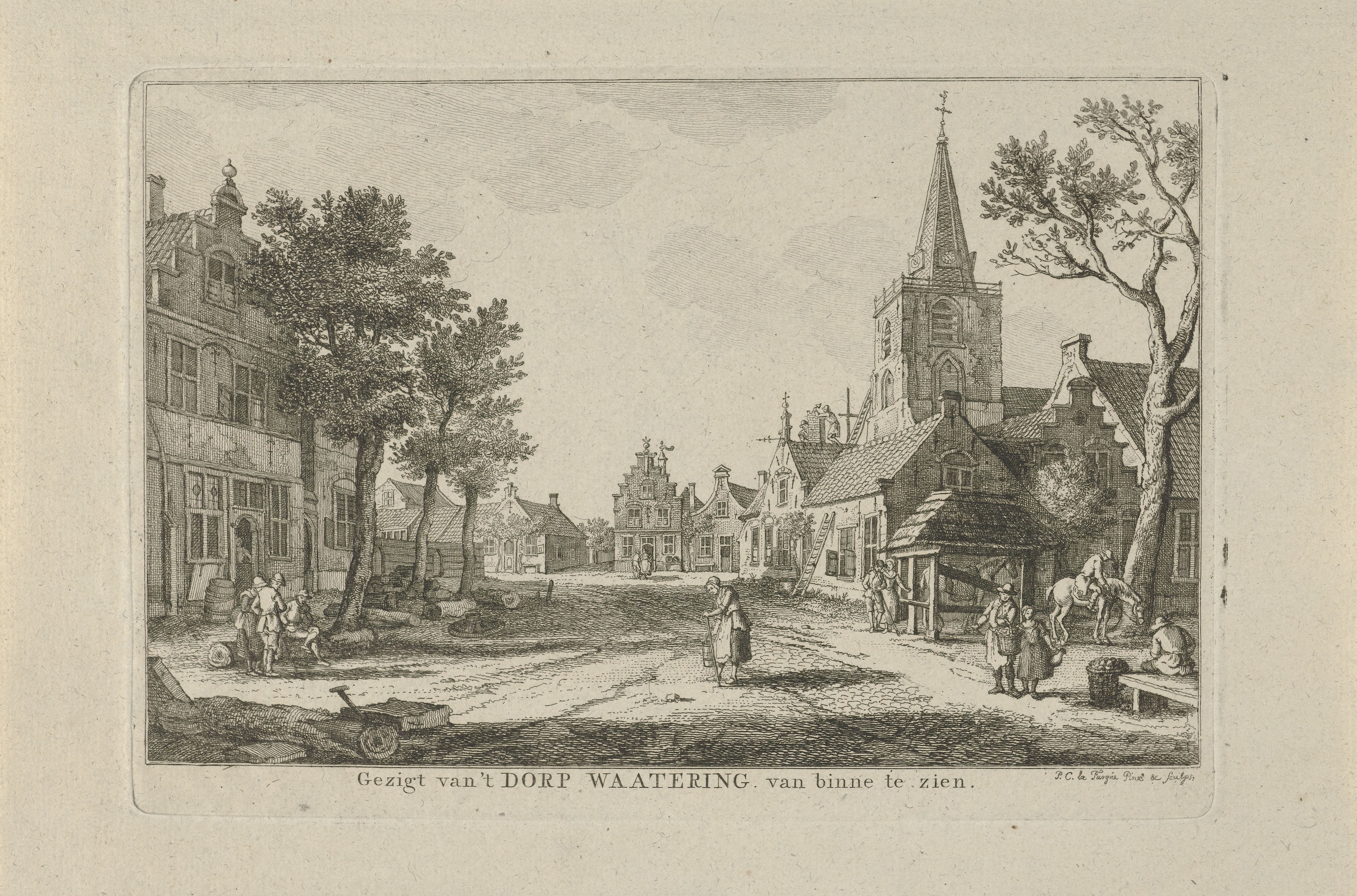 Gezicht op Wateringen