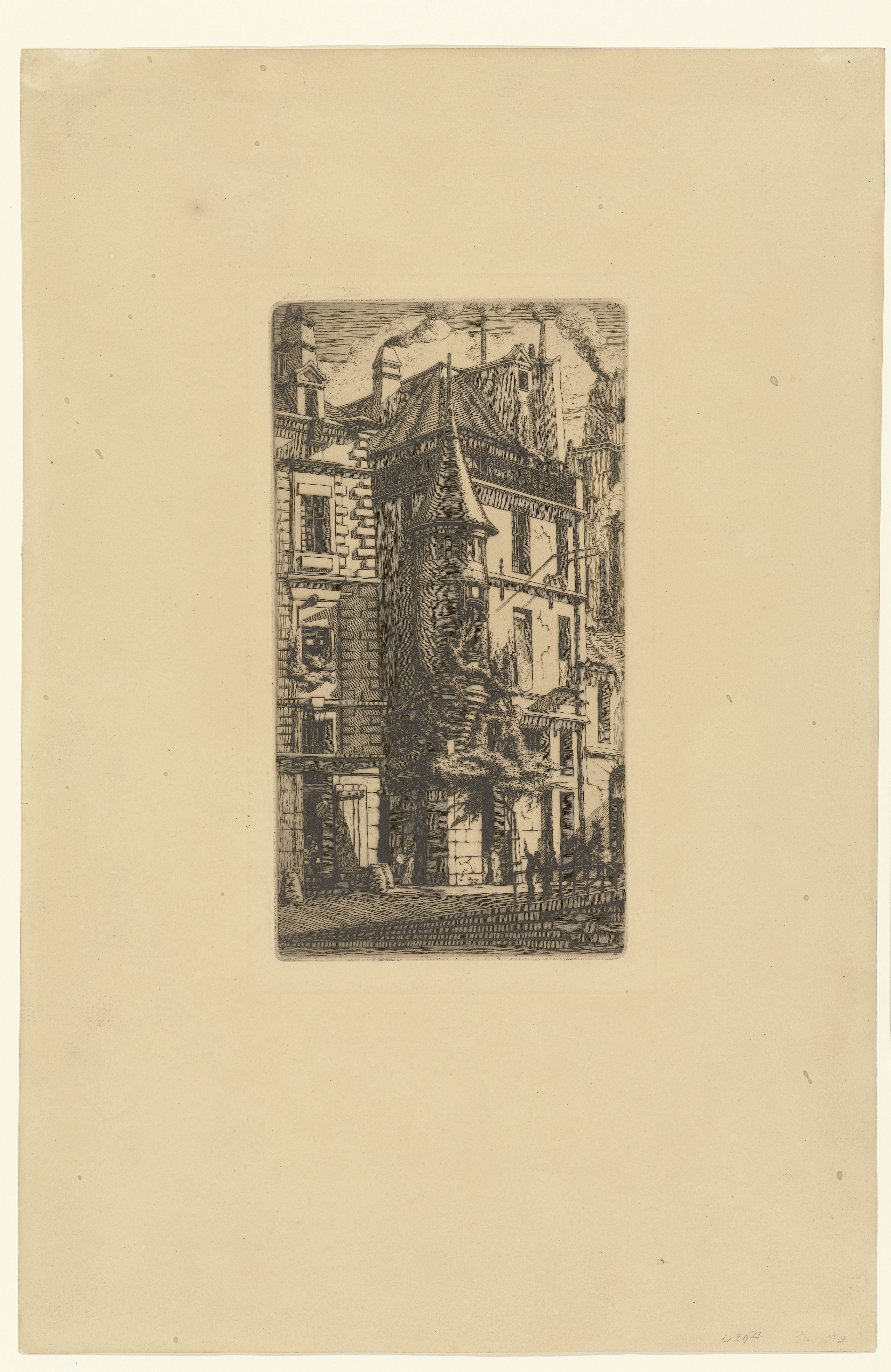 Torentje in de Rue de la Tixéranderie in Parijs