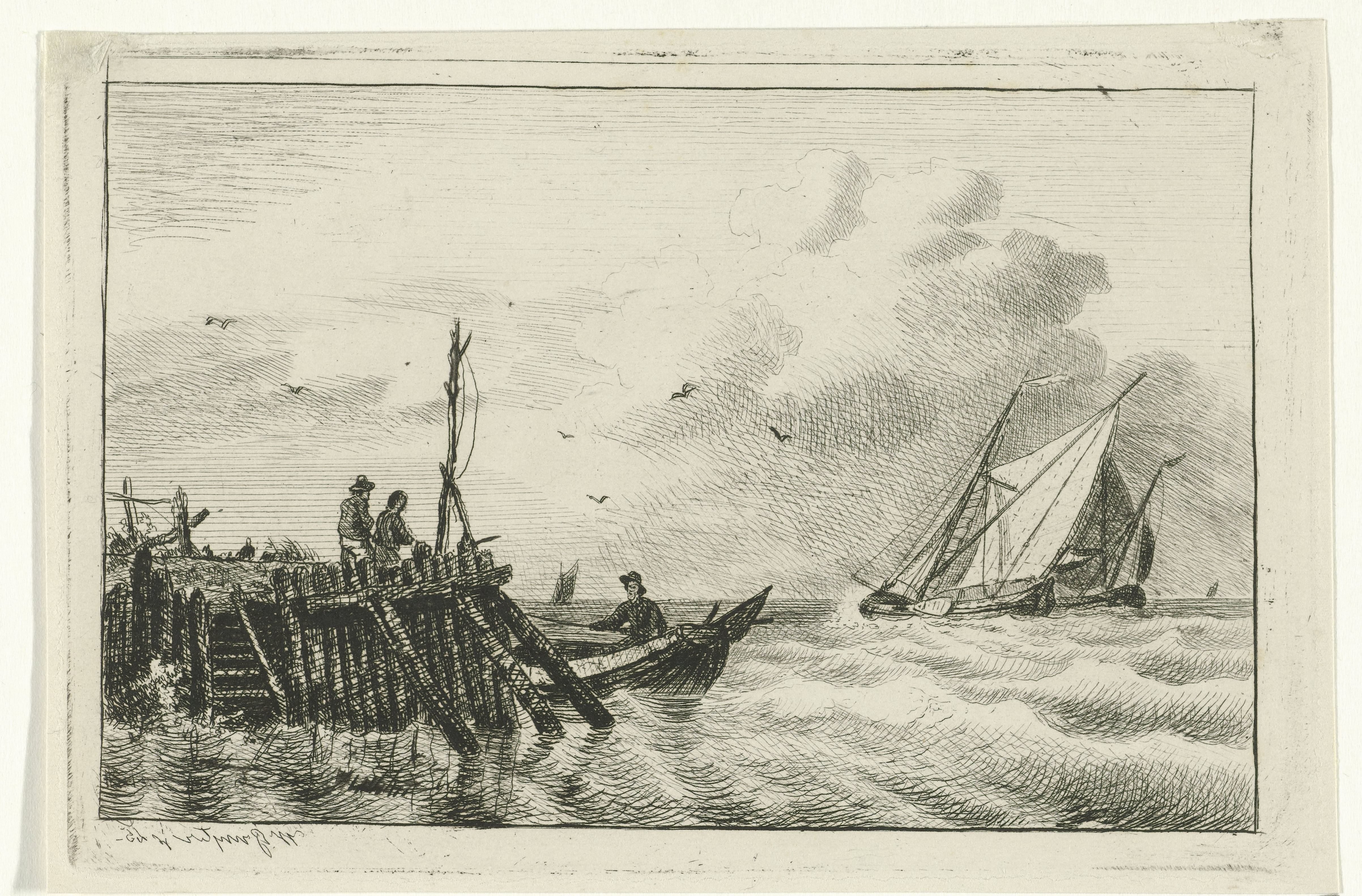 Pier aan water