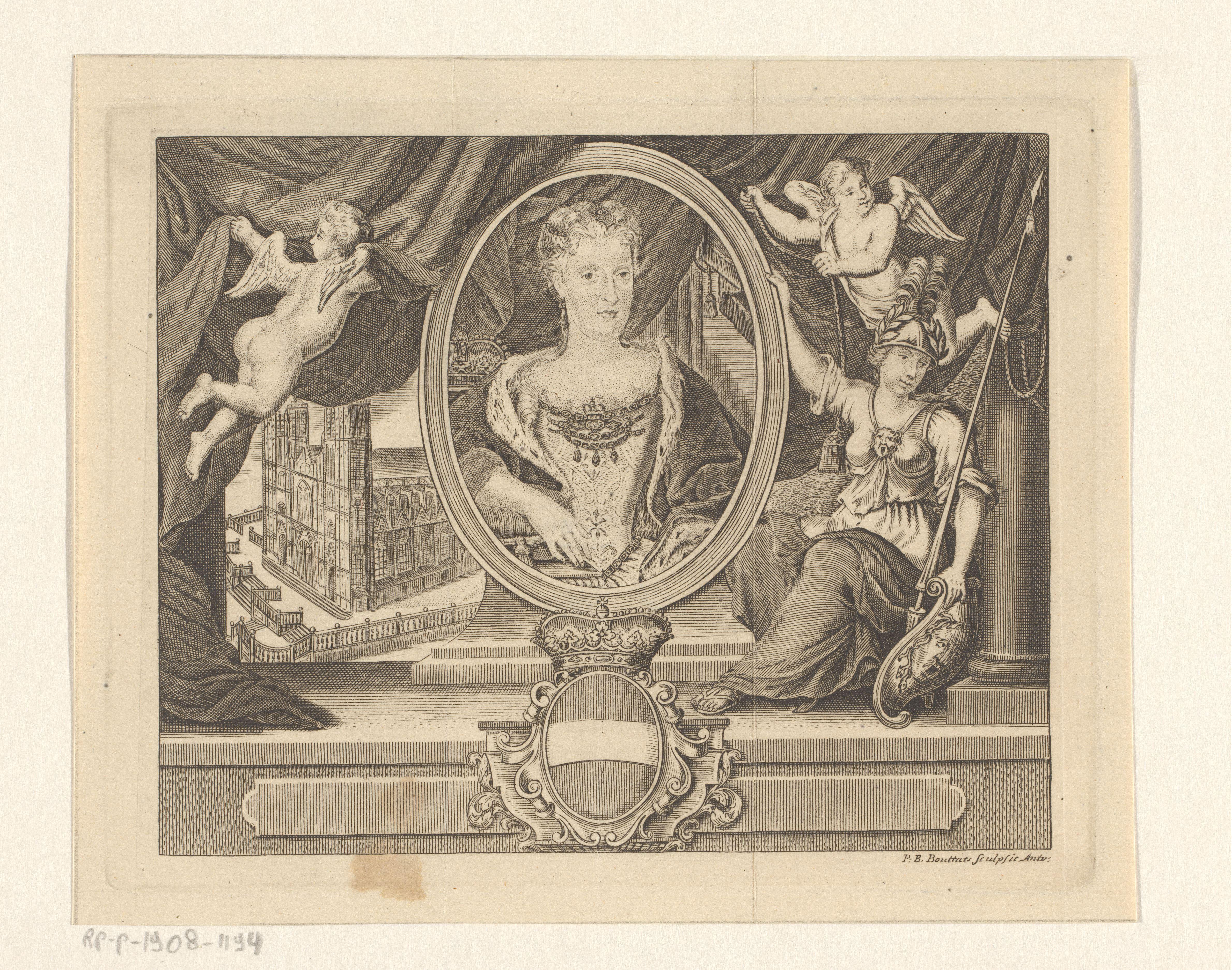 Portret van Maria Theresia van Oostenrijk