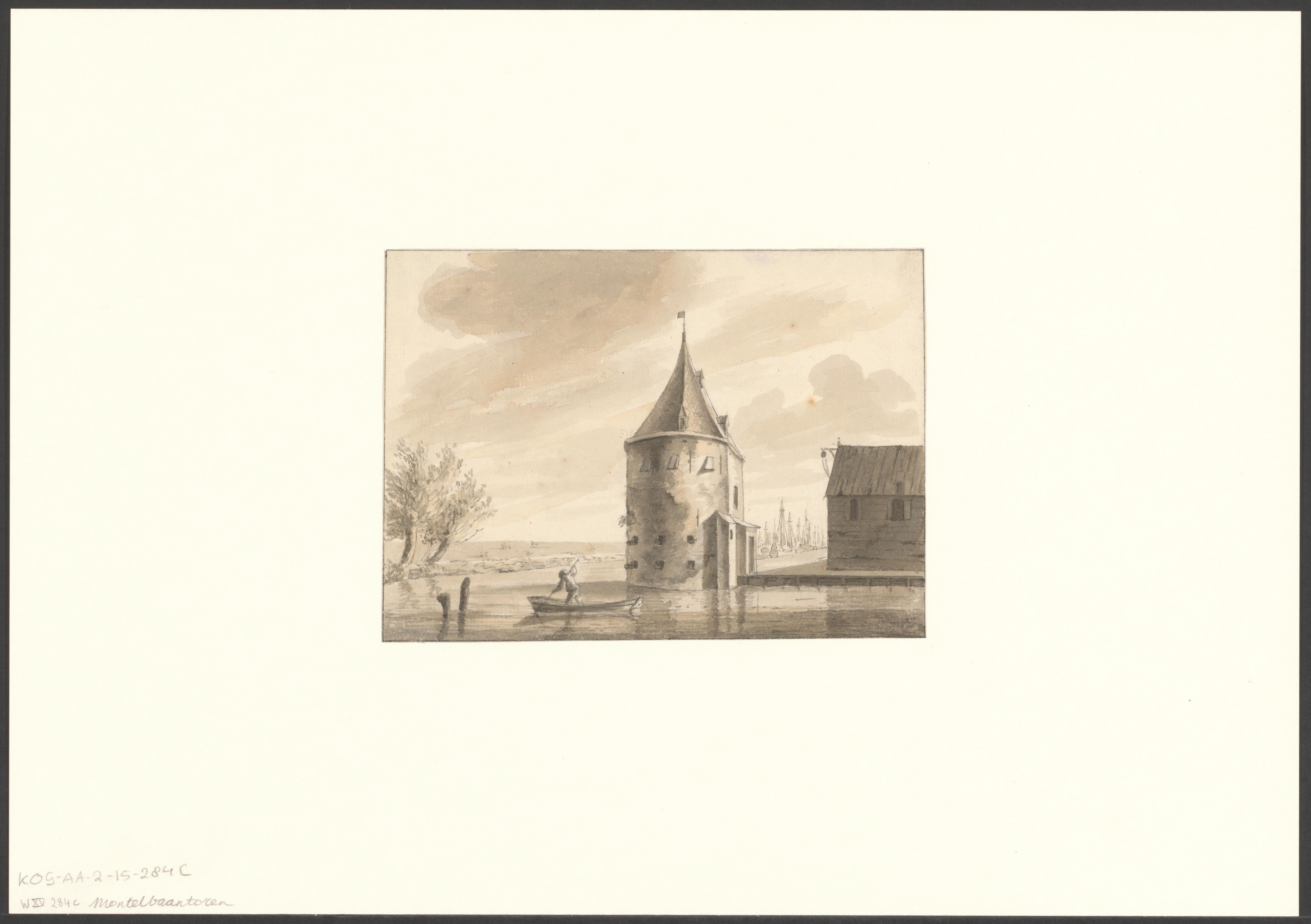 Gezicht op de Montelbaanstoren