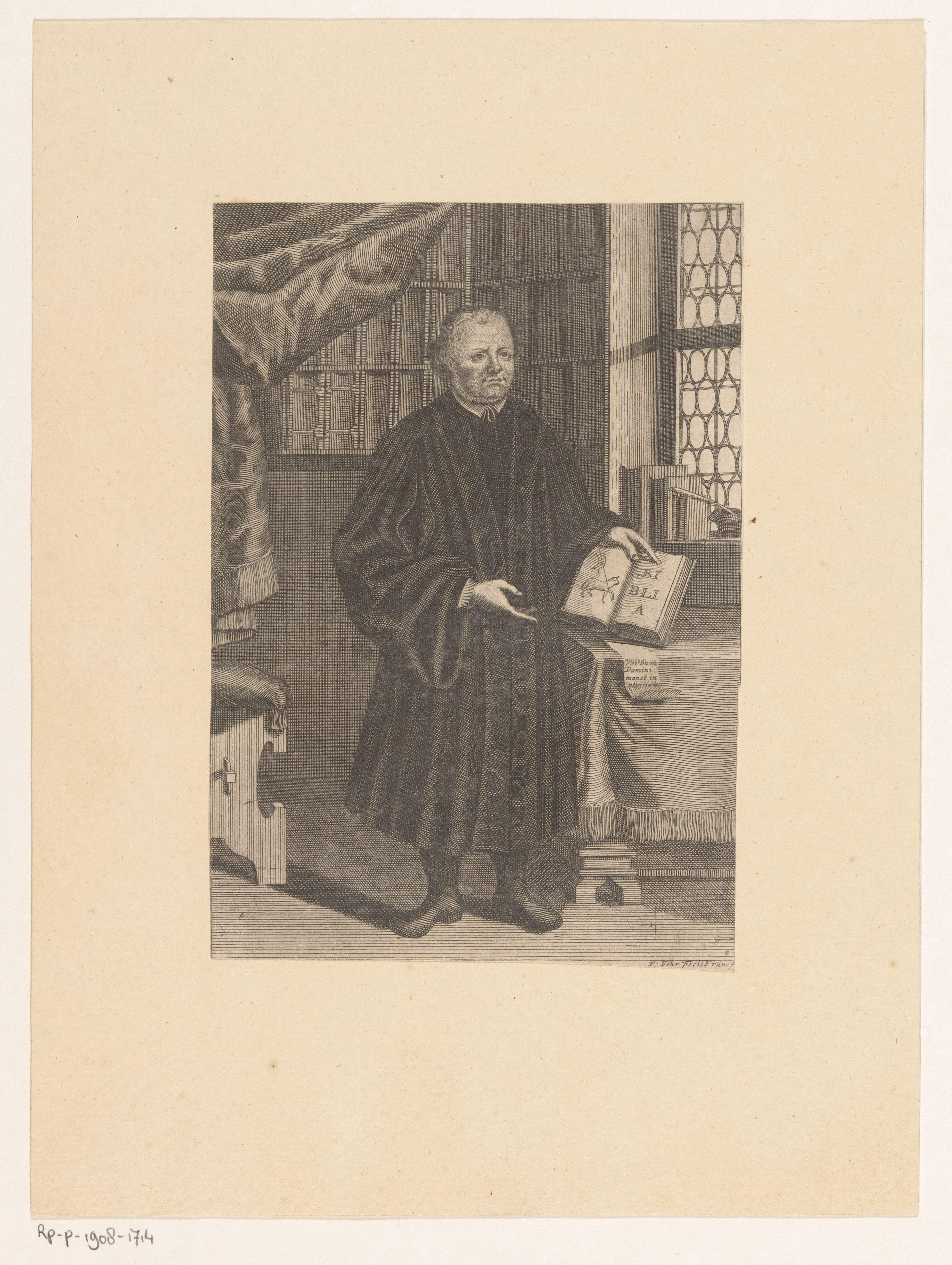 Portret van Martin Luther