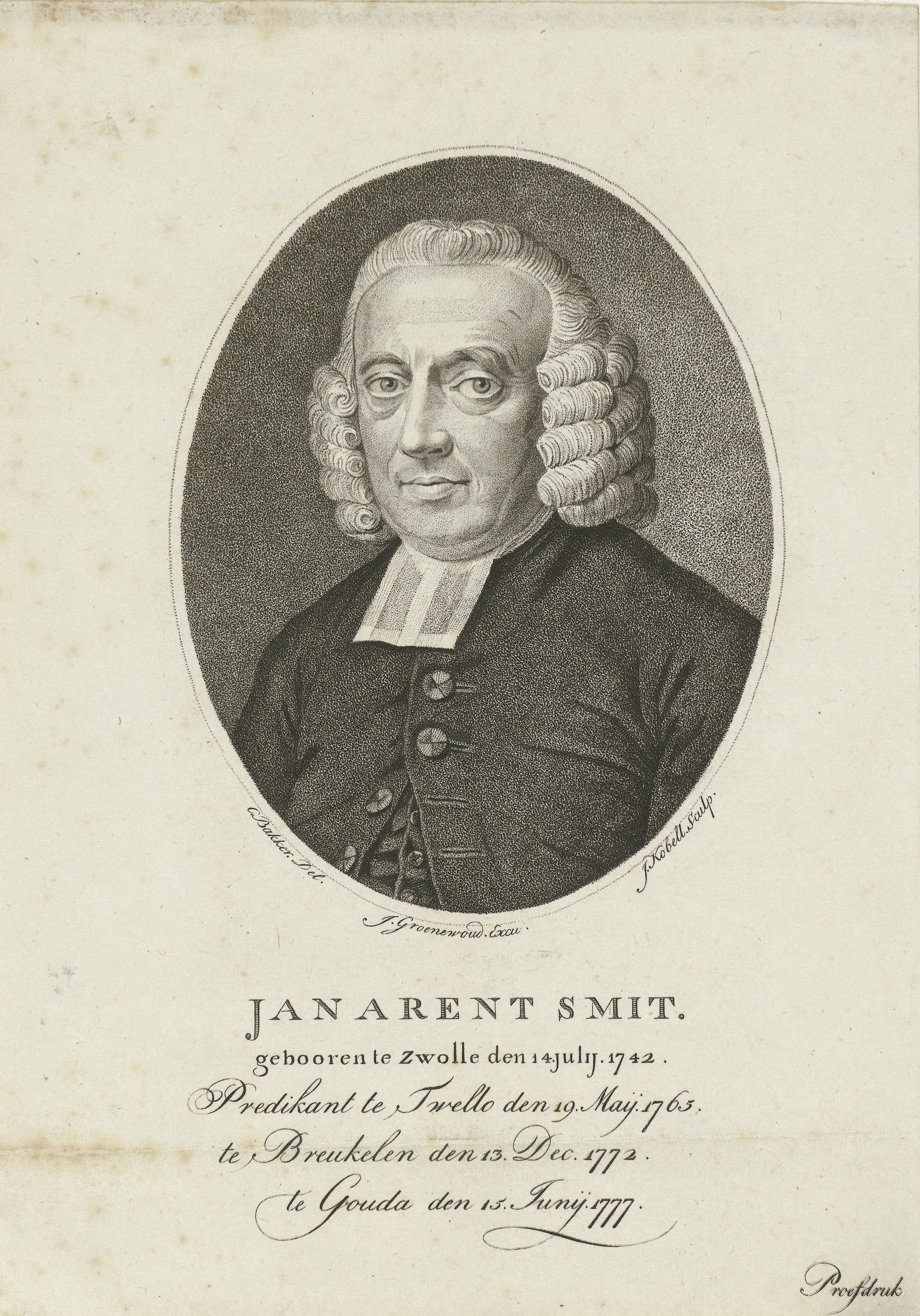 Portret Jan Arent Smit