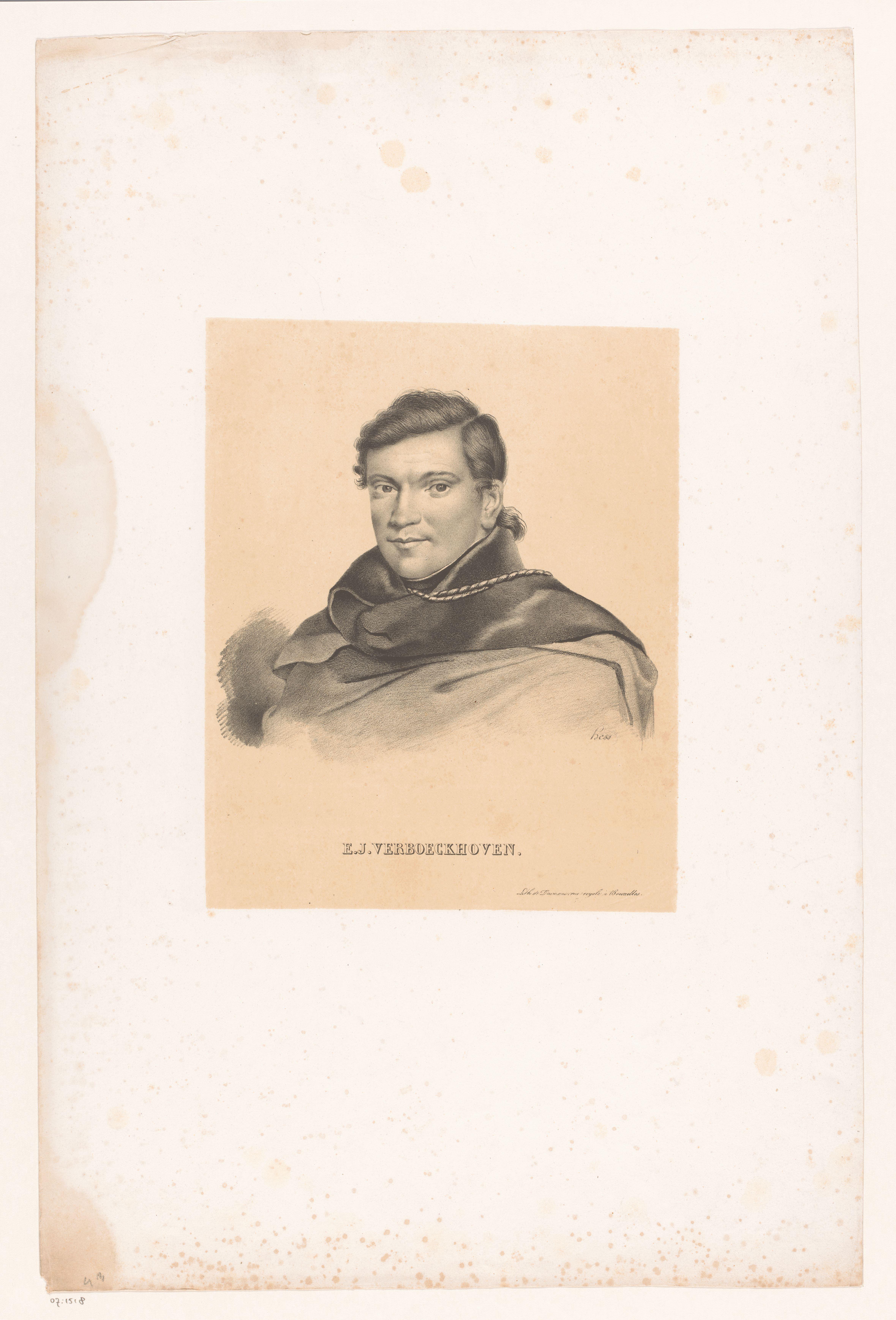 Portret van Eugène Verboeckhoven