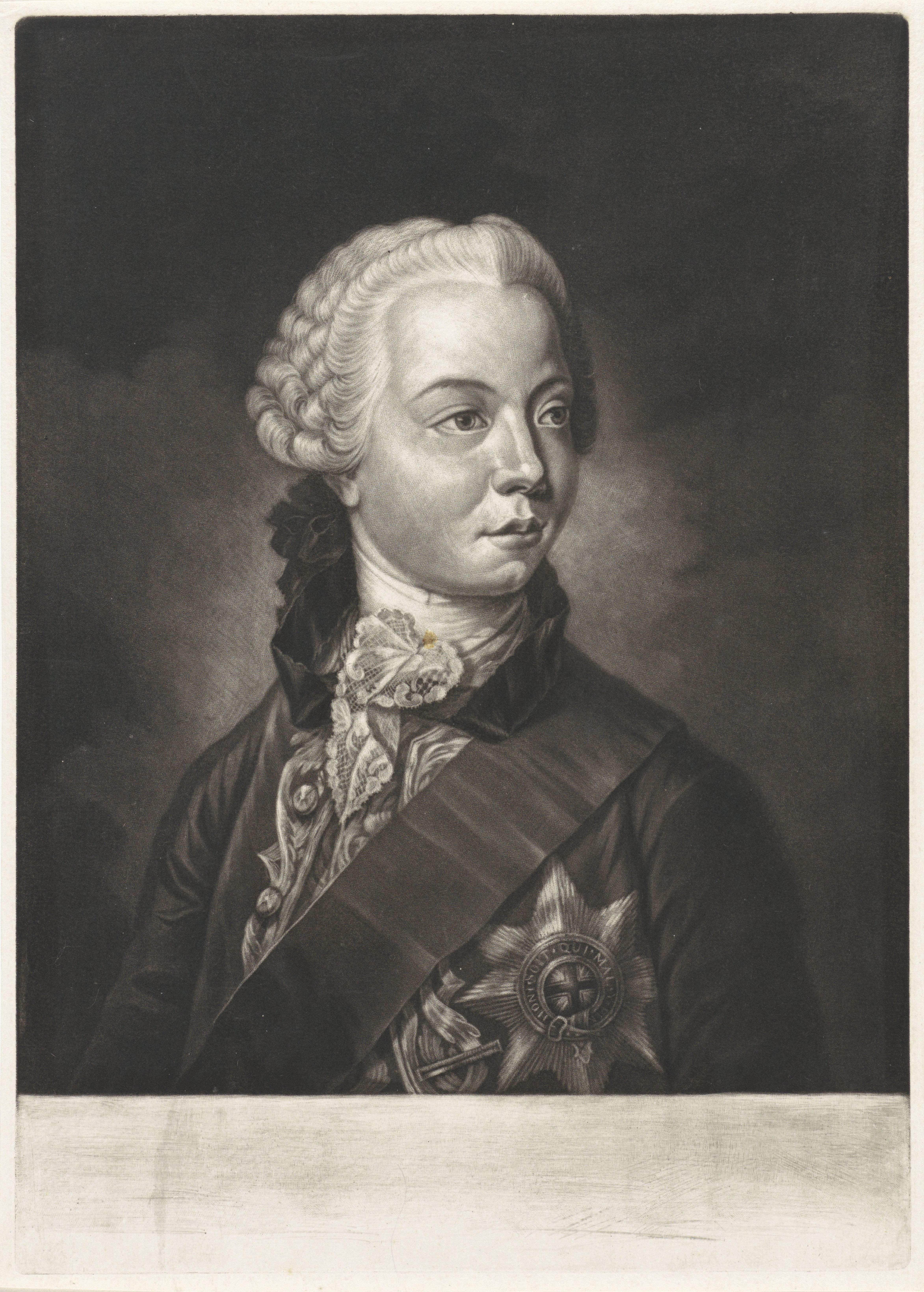 Portret van Willem V, prins van Oranje-Nassau