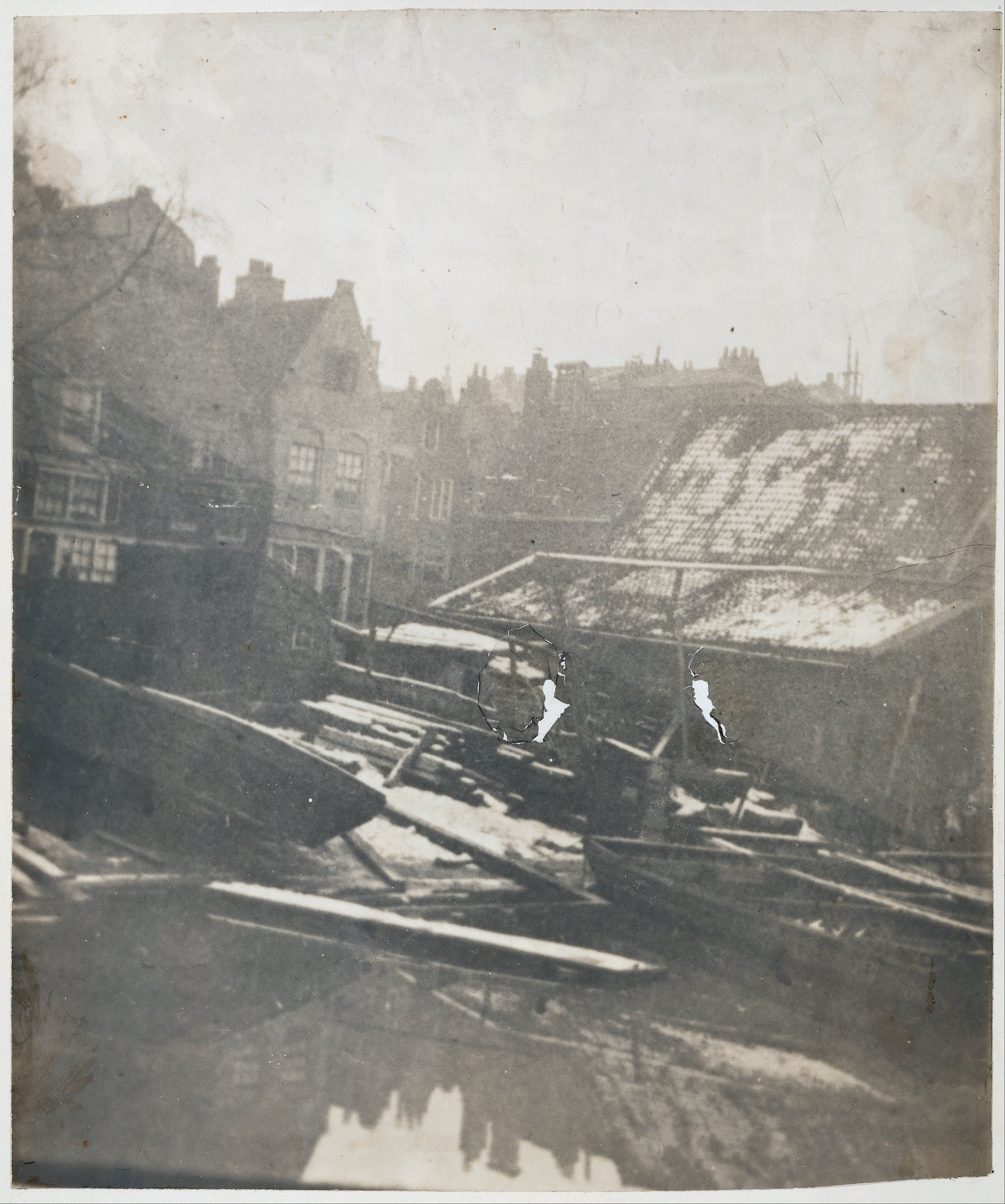 Scheepswerf aan de Bickersgracht te Amsterdam