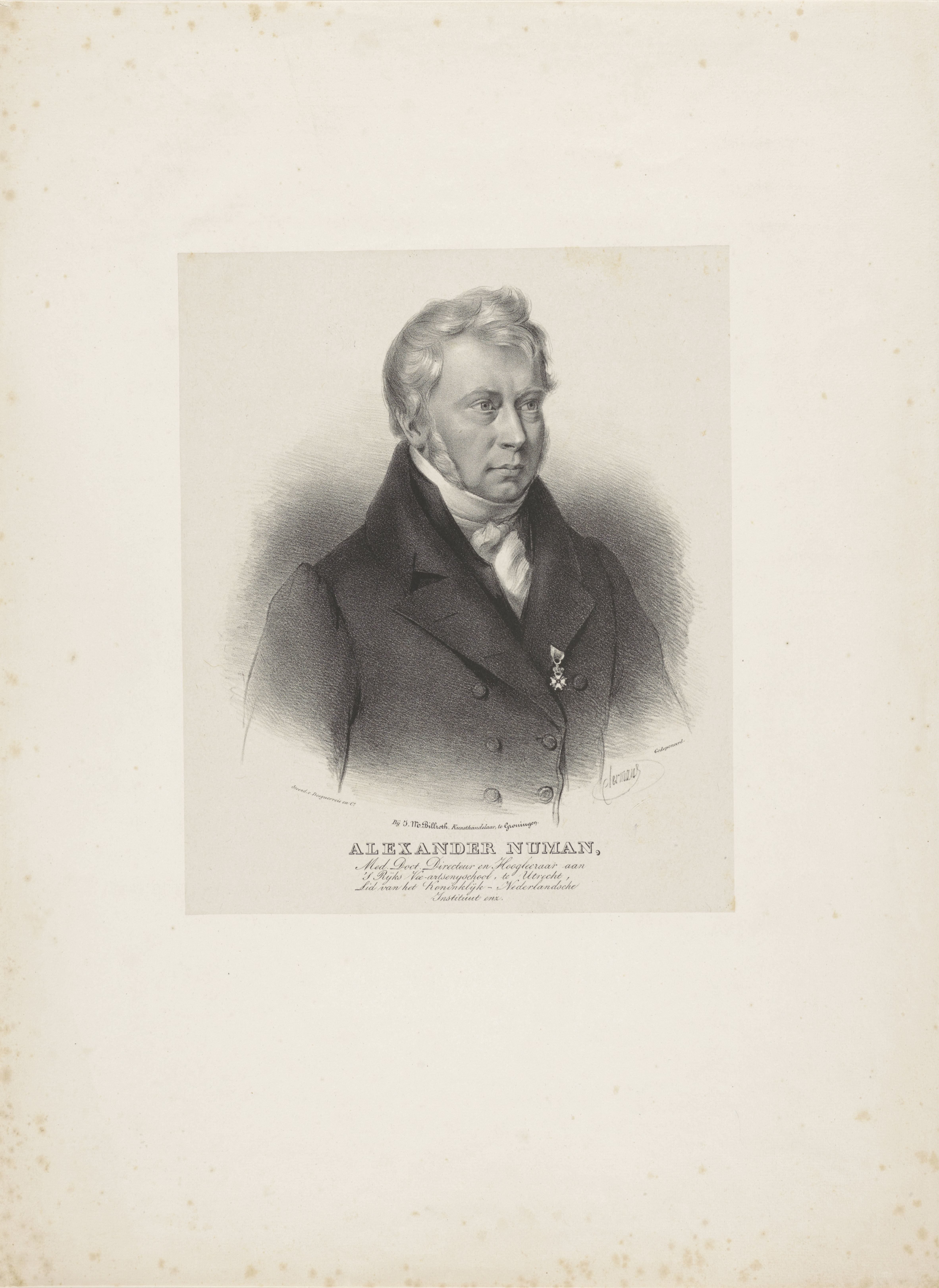 Portret van Alexander Numan
