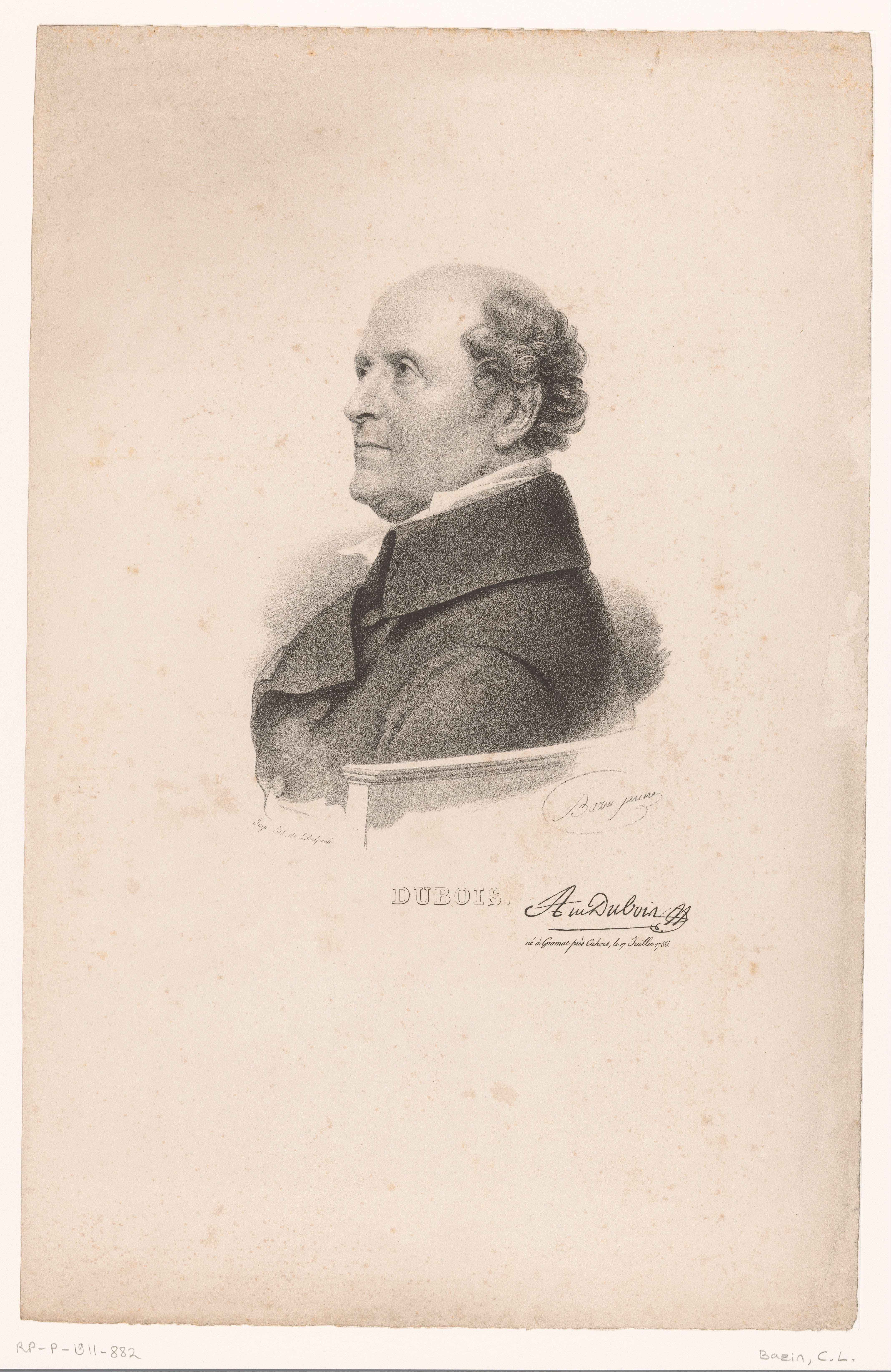 Portret van de chirurg Antoine Dubois