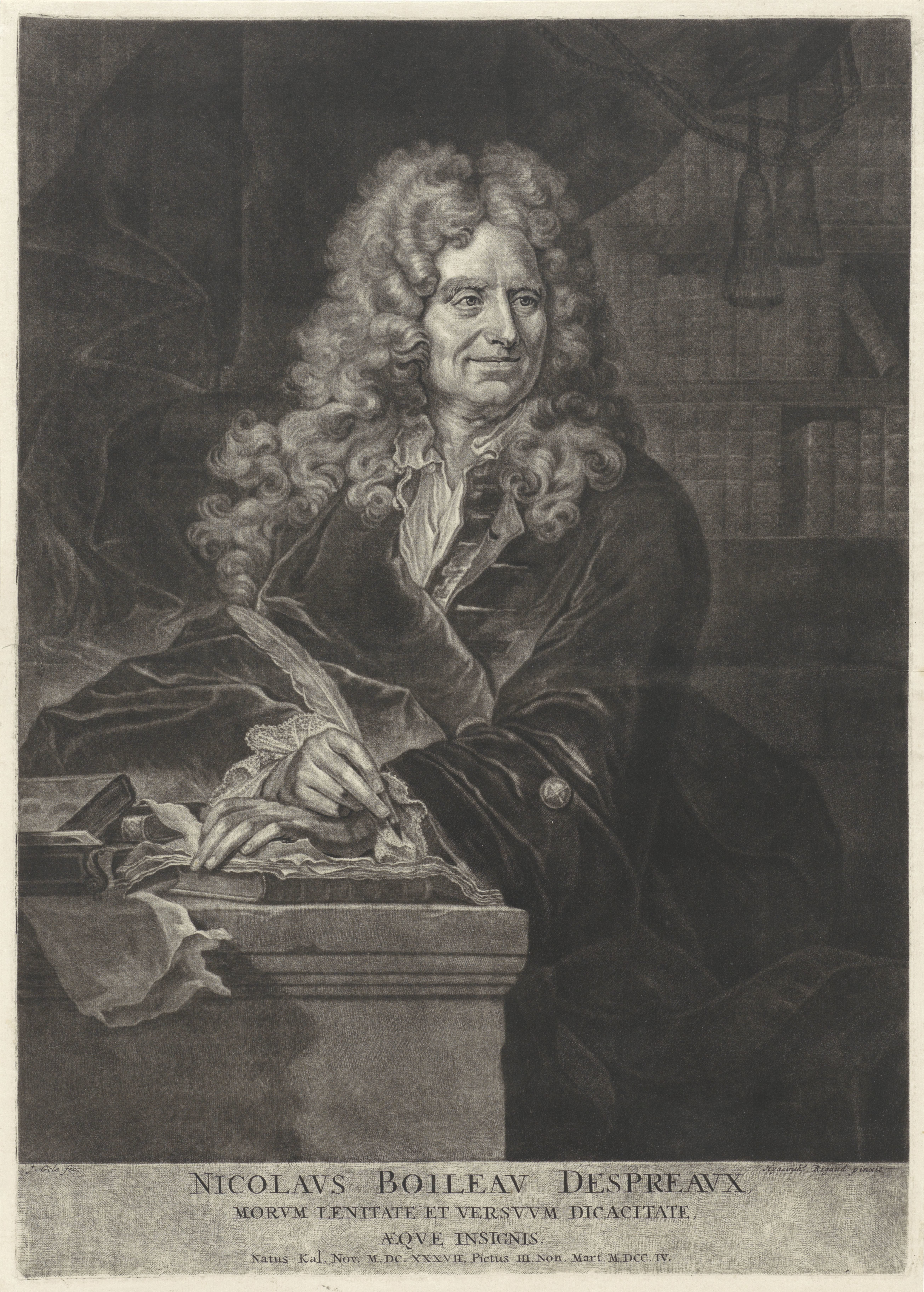 Portret van Nicolas Boileau-Despréaux