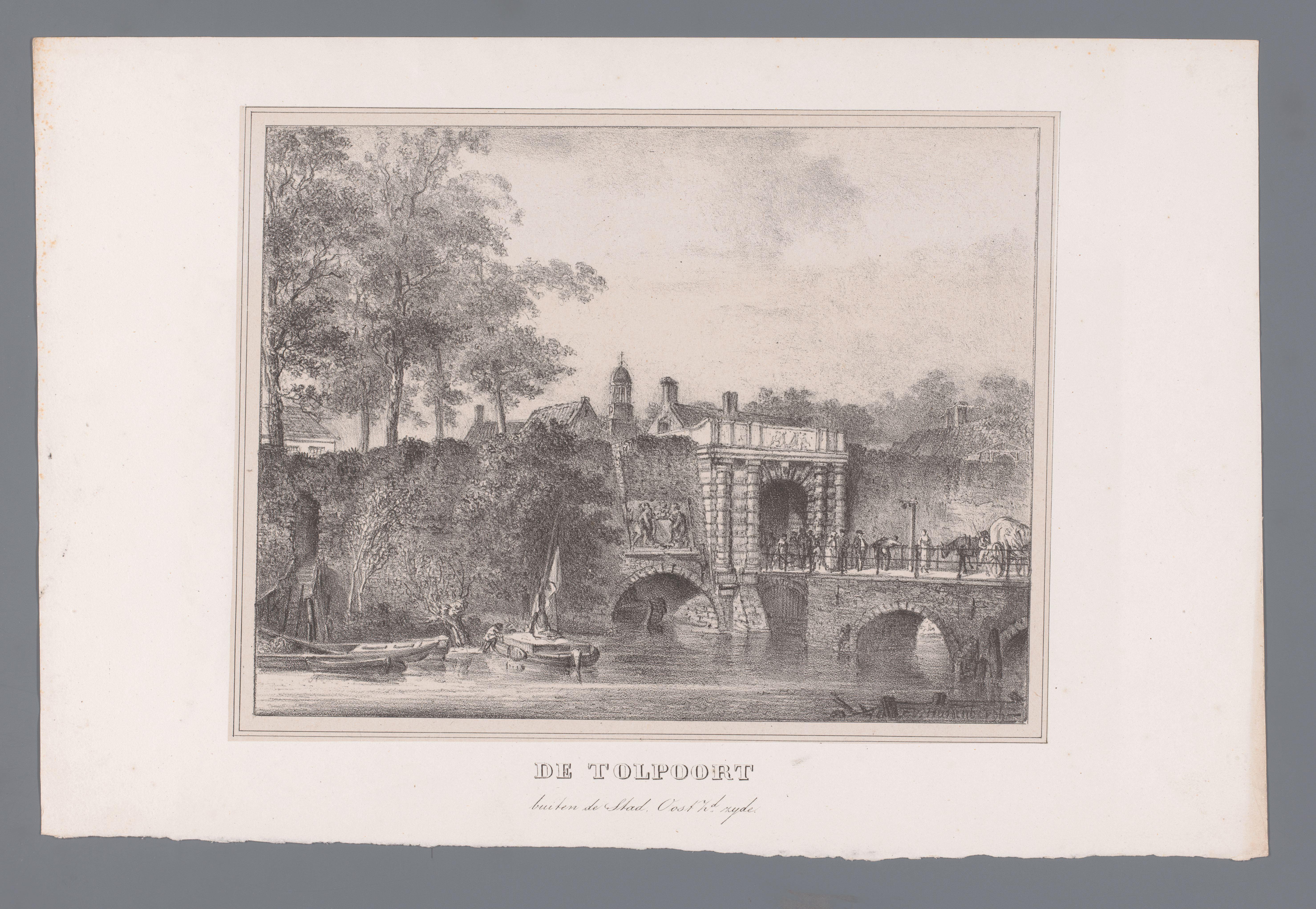 Tolpoort aan de oostzijde van Utrecht