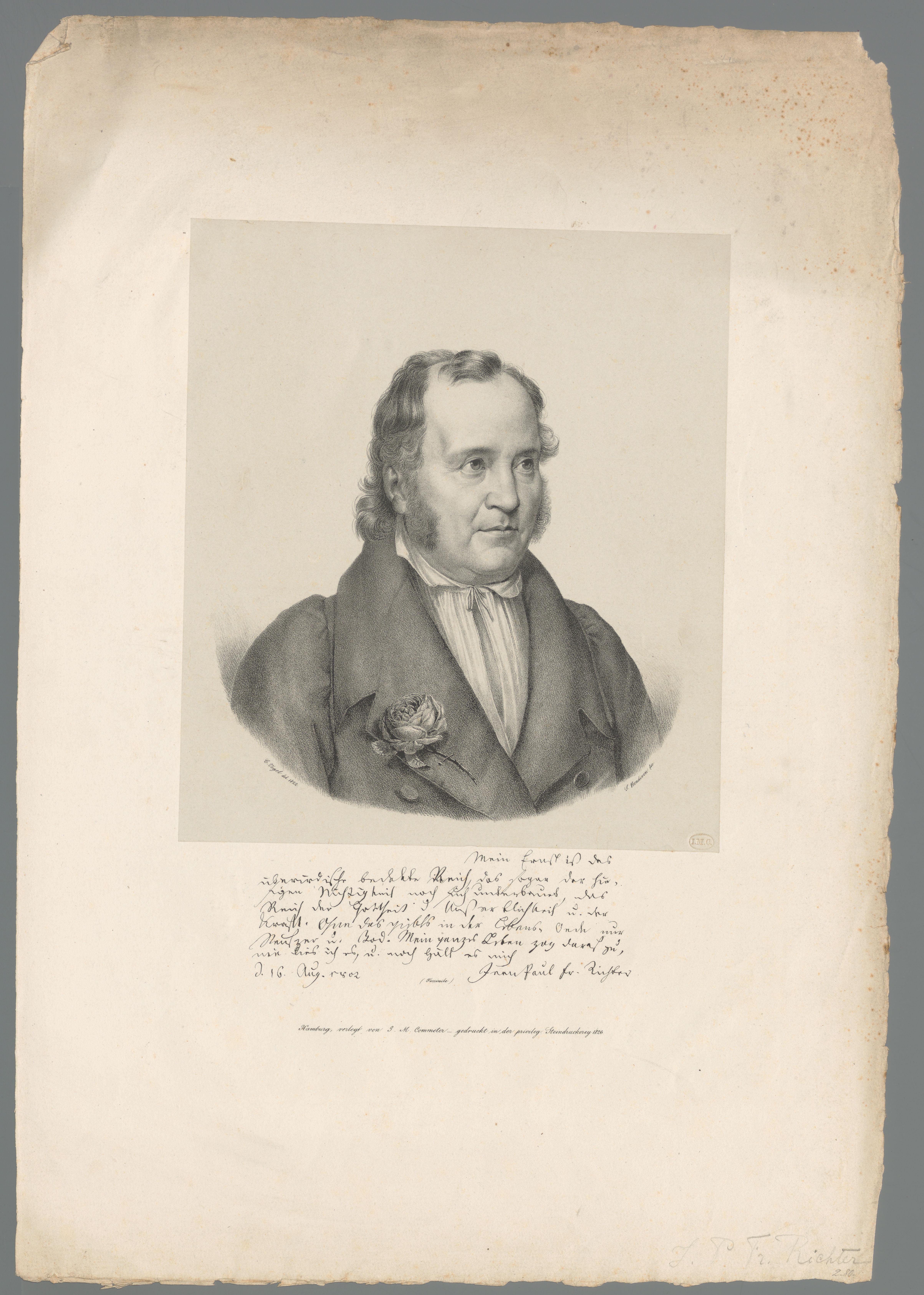 Portret van Jean Paul Richter