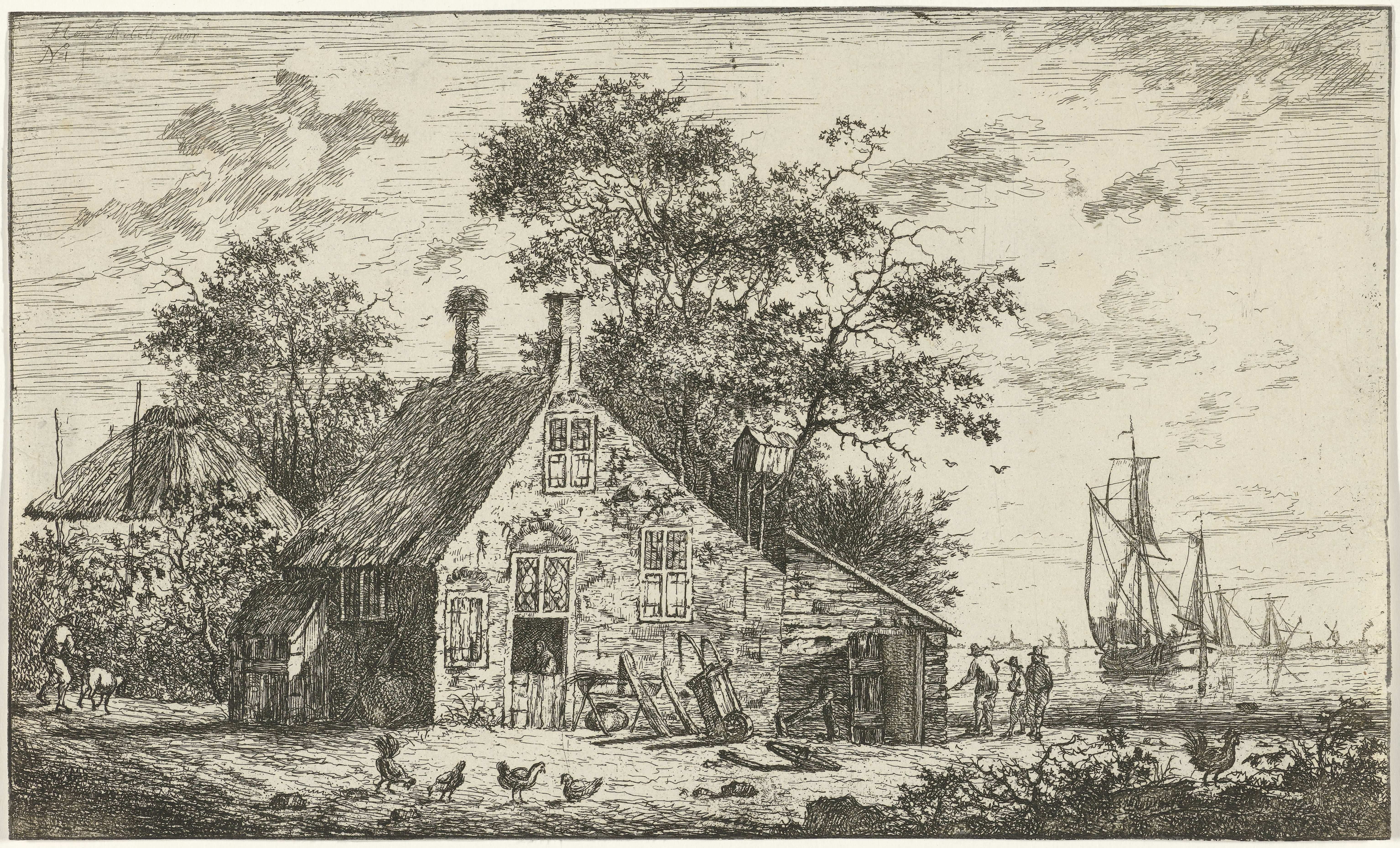 Boerderij aan een rivier
