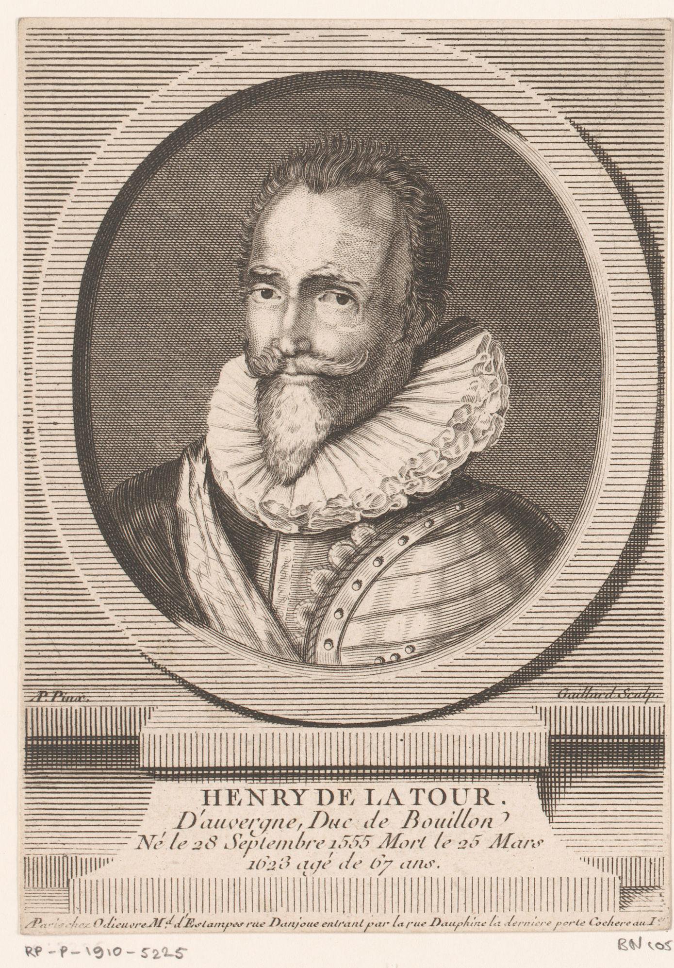 Portret van Hendrik van Bouillon