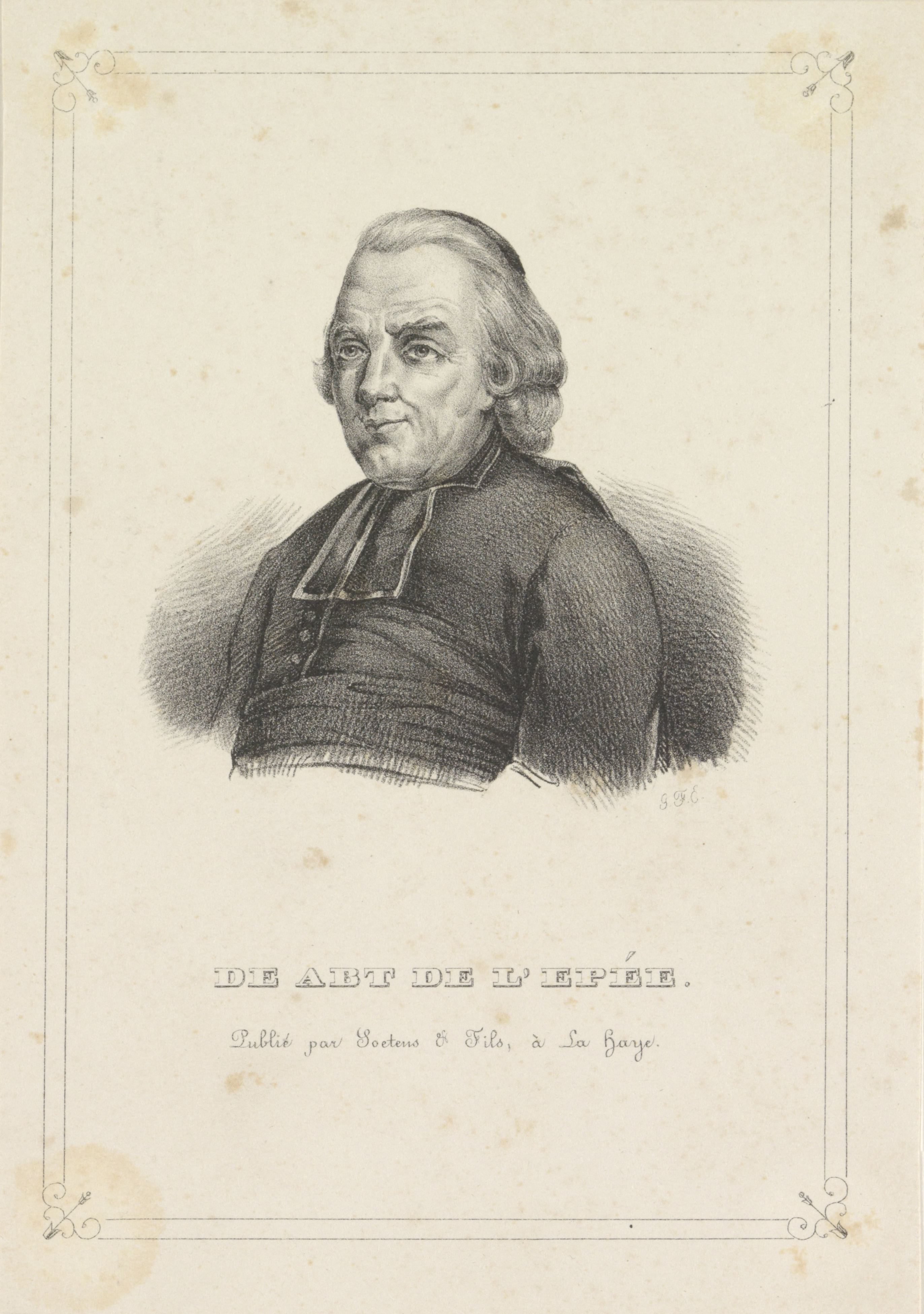 Portret van Charles-Michel de l'Épée