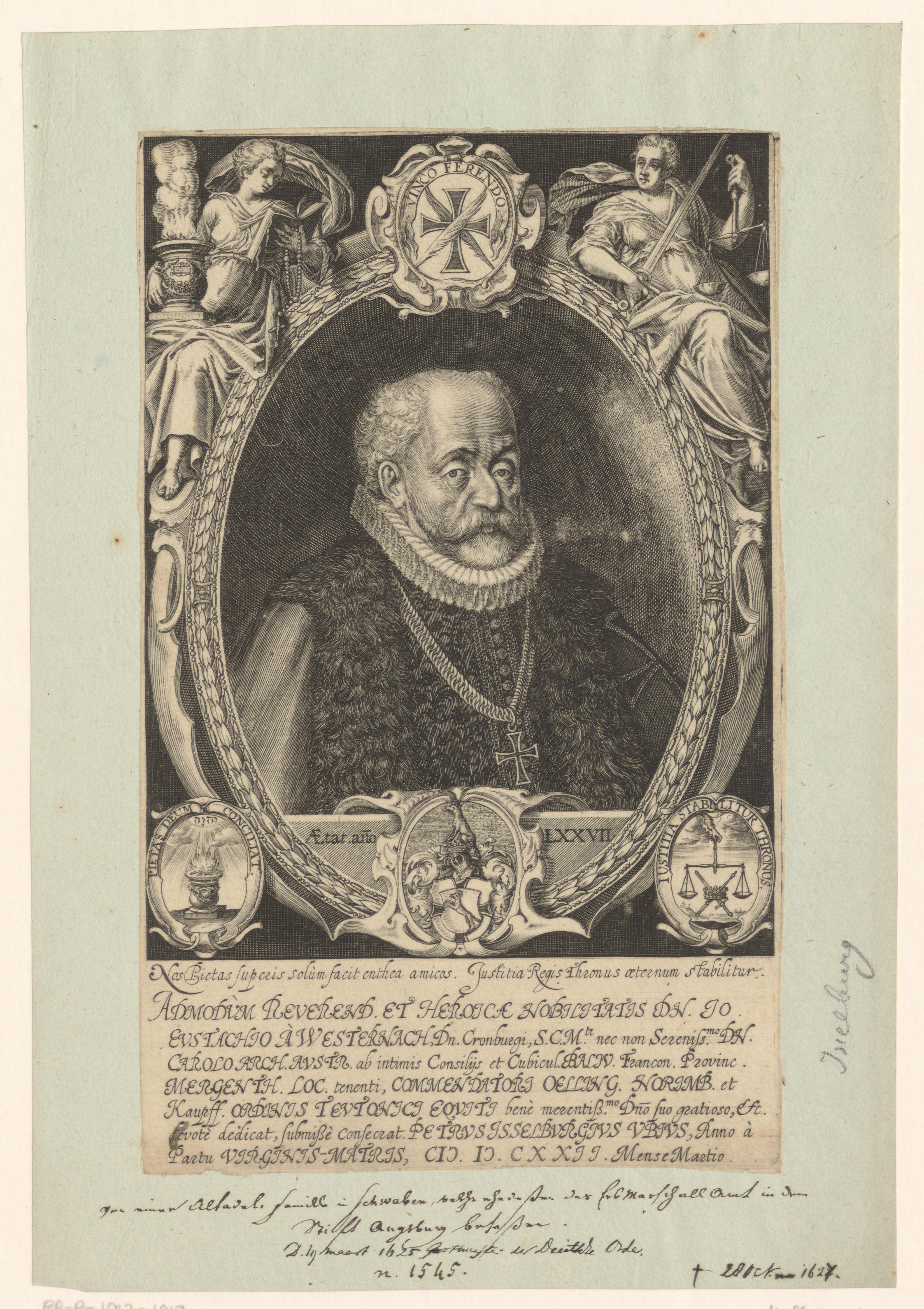 Portret van Johann Eustach von Westernach