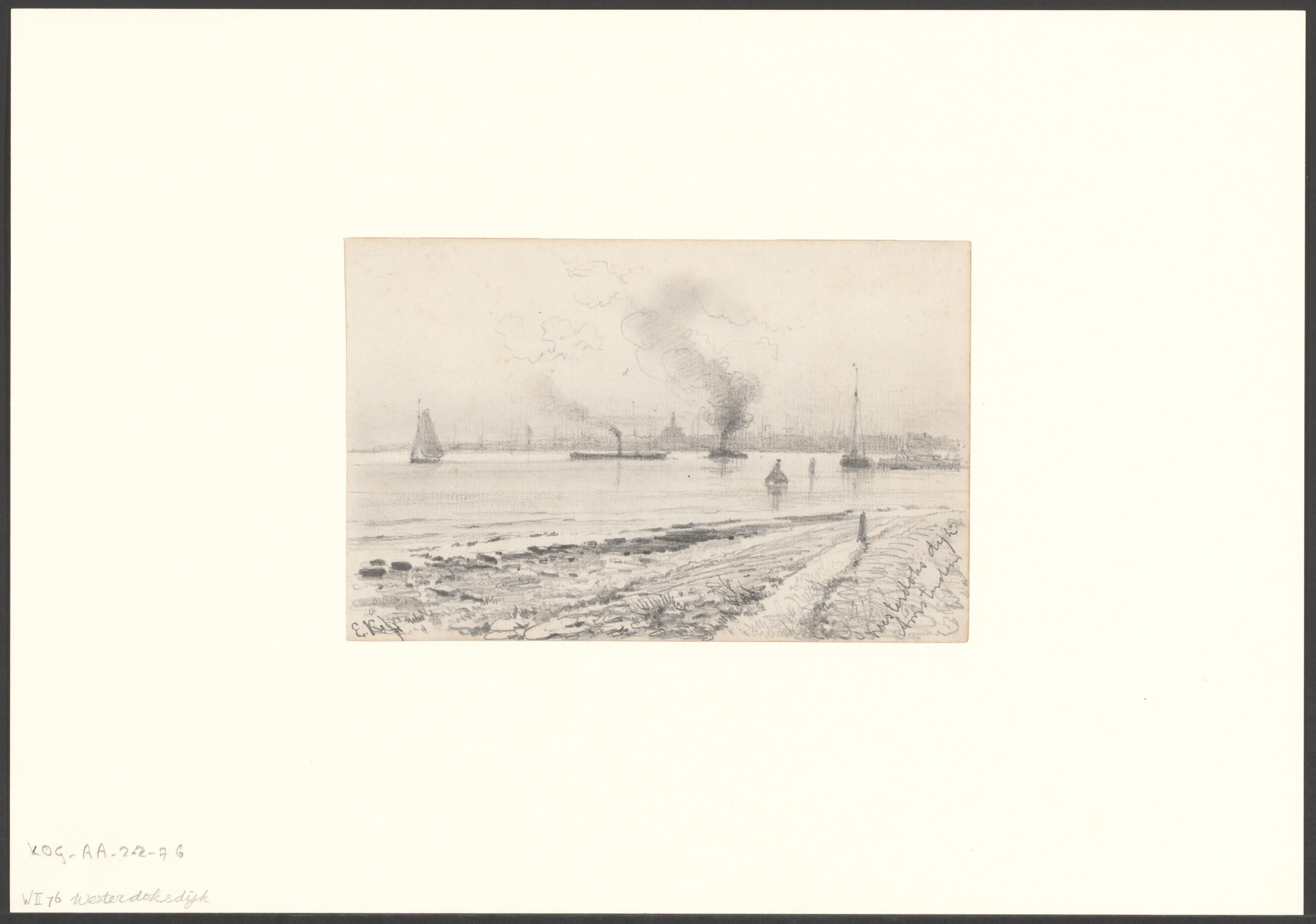 Gezicht op de Westerdoksdijk