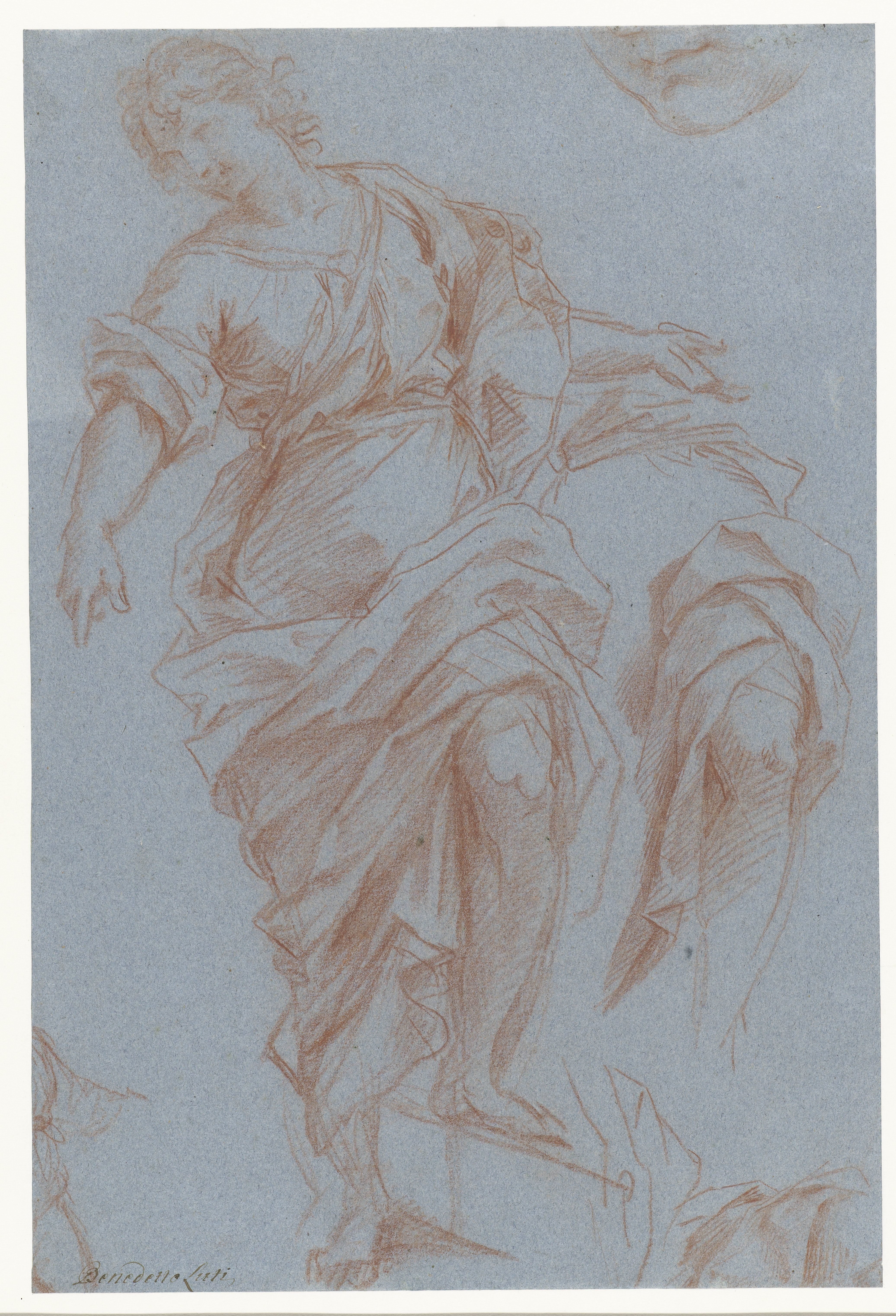 Studie van een staande figuur