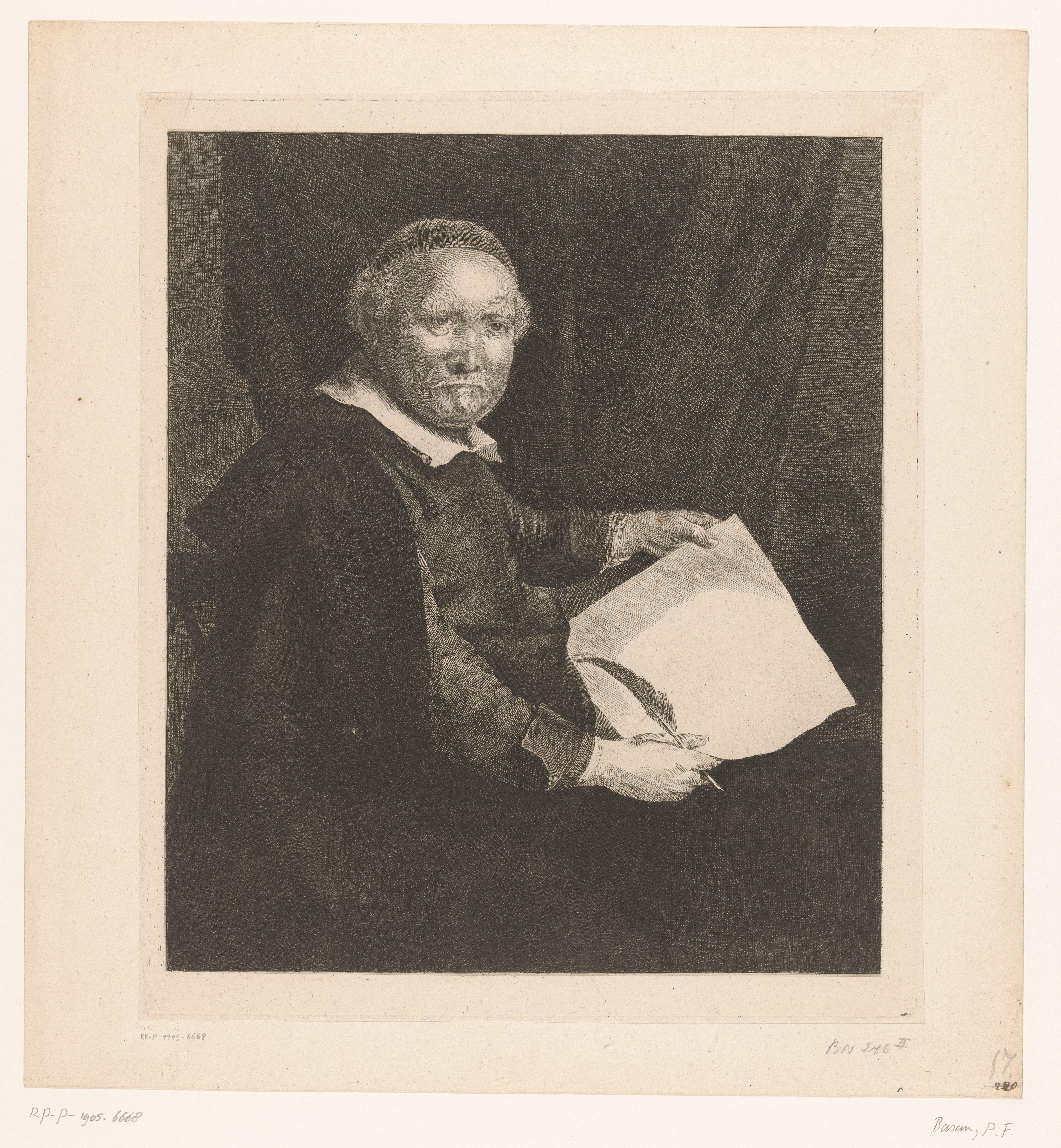 Portret van Lieven Willemsz van Coppenol